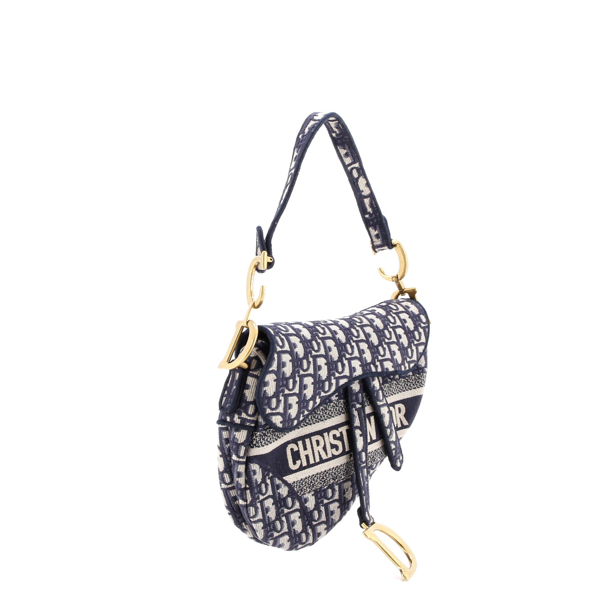 Christian Dior Saddle Handbag Logo