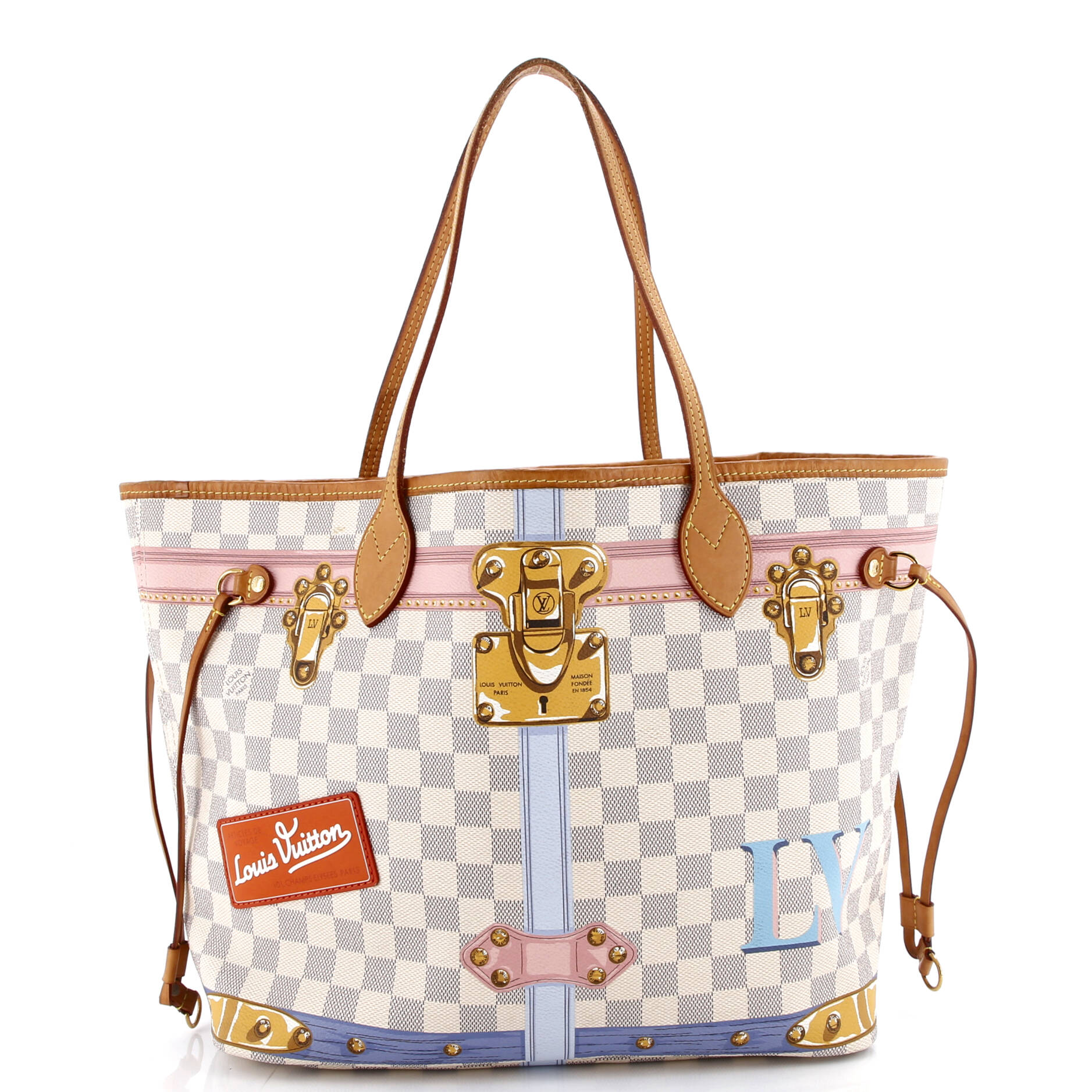 Louis Vuitton Neverfull Nm Tote Limited