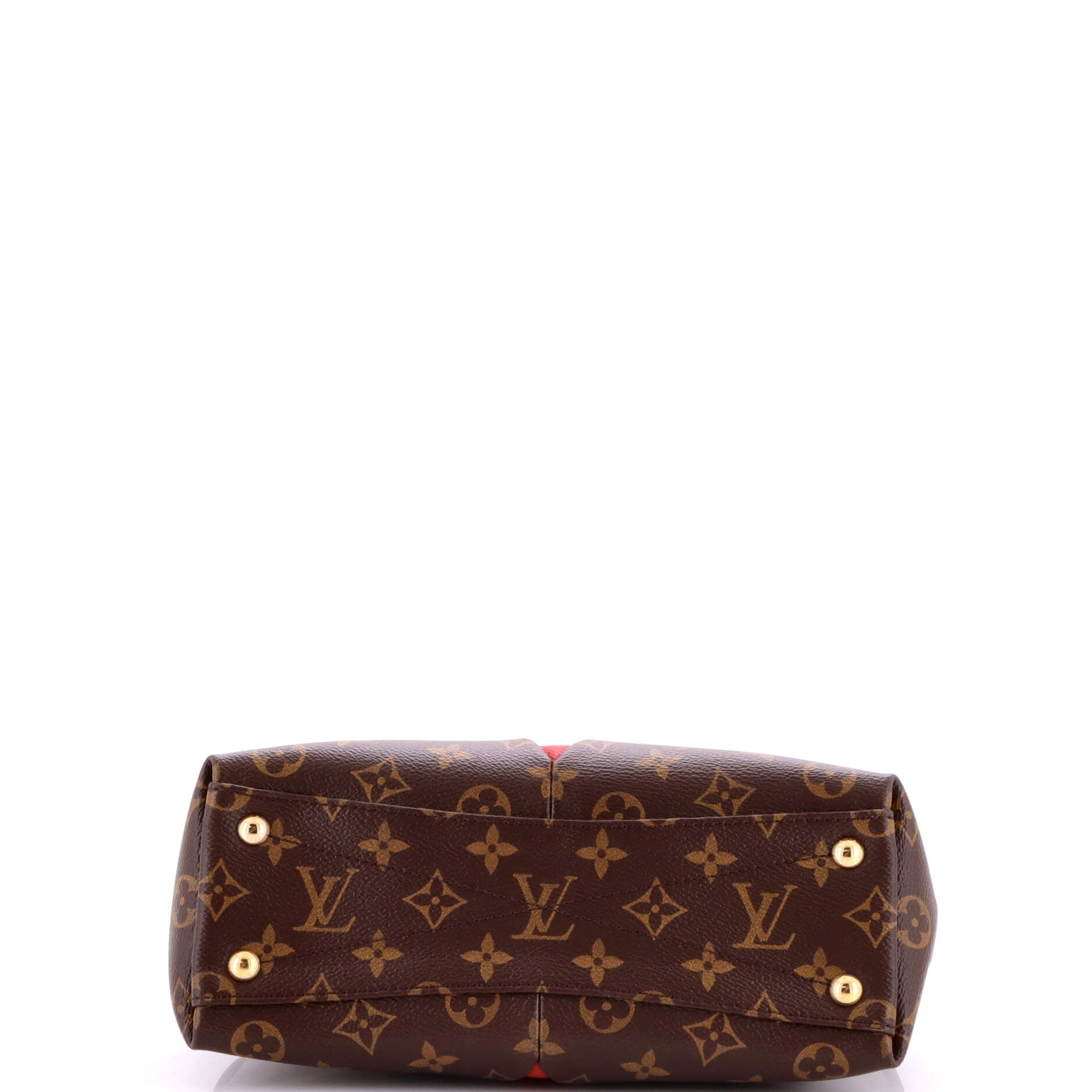 Louis Vuitton V Tote Canvas And Leather