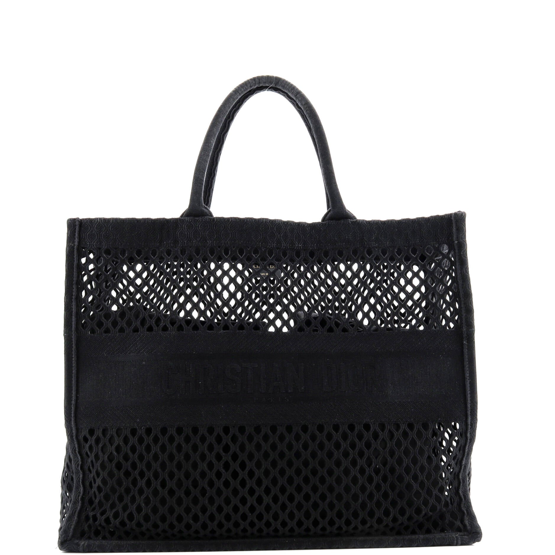 Christian Dior Book Tote Mesh Large