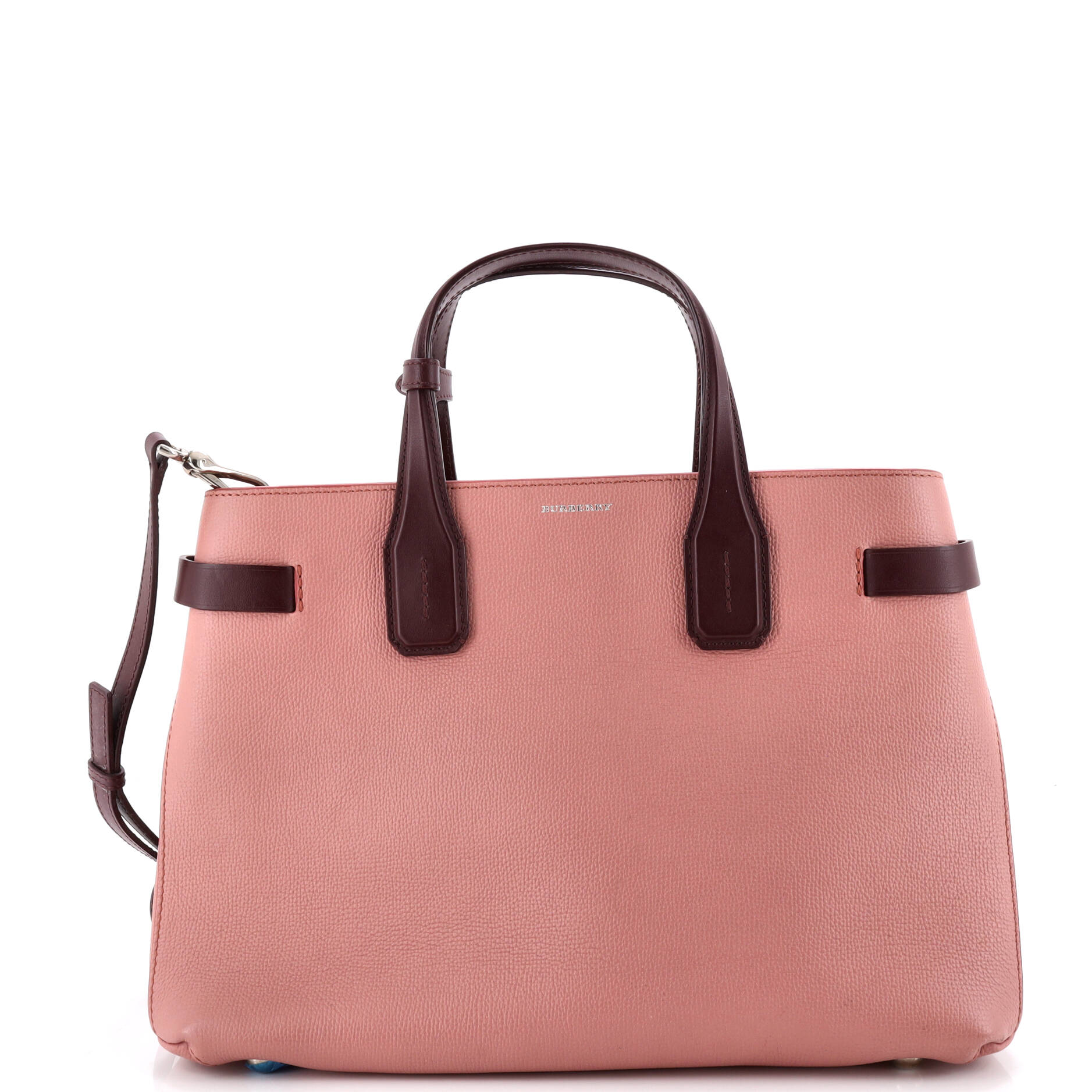 Burberry Banner Nm Tote Leather Medium
