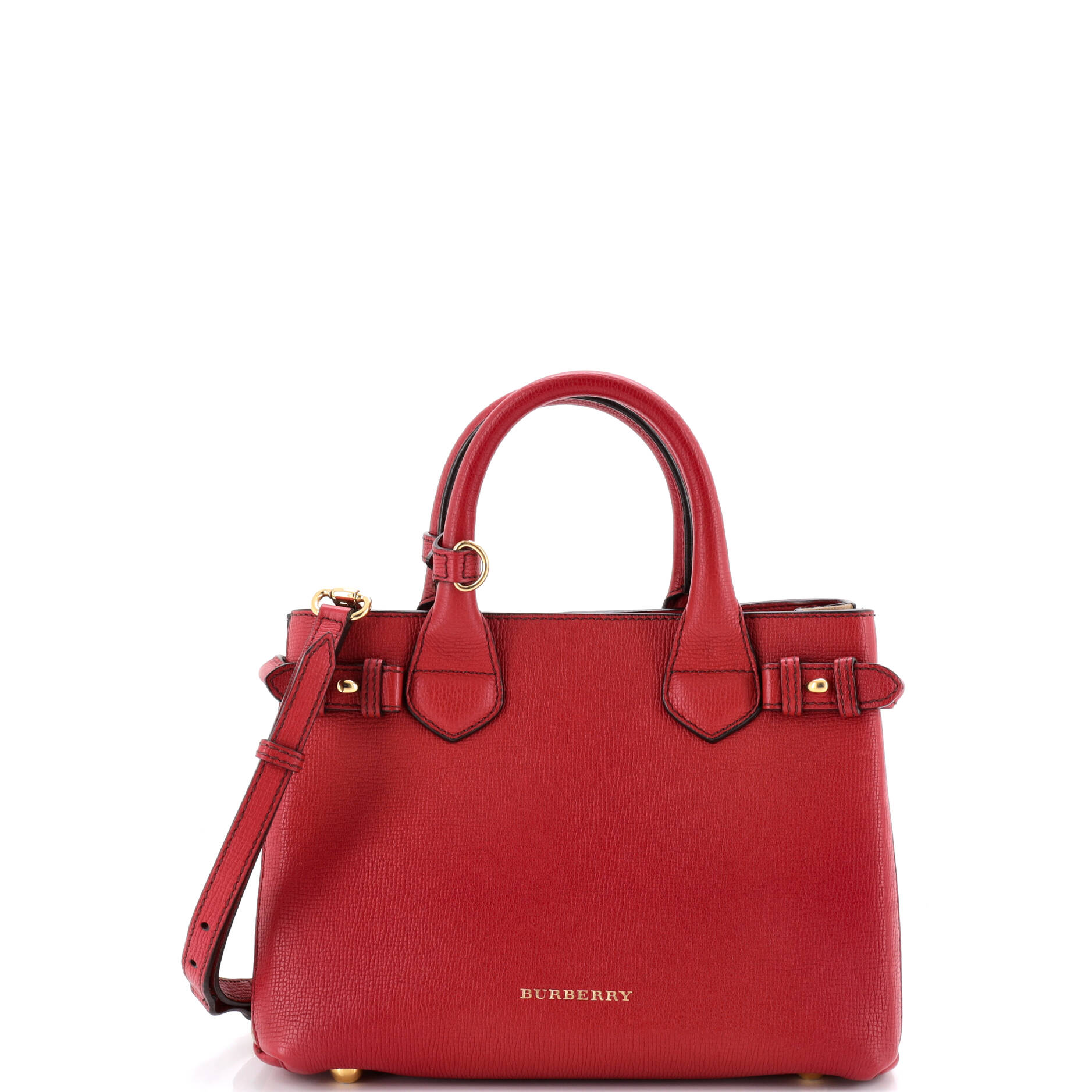 Burberry Banner Tote Leather And House