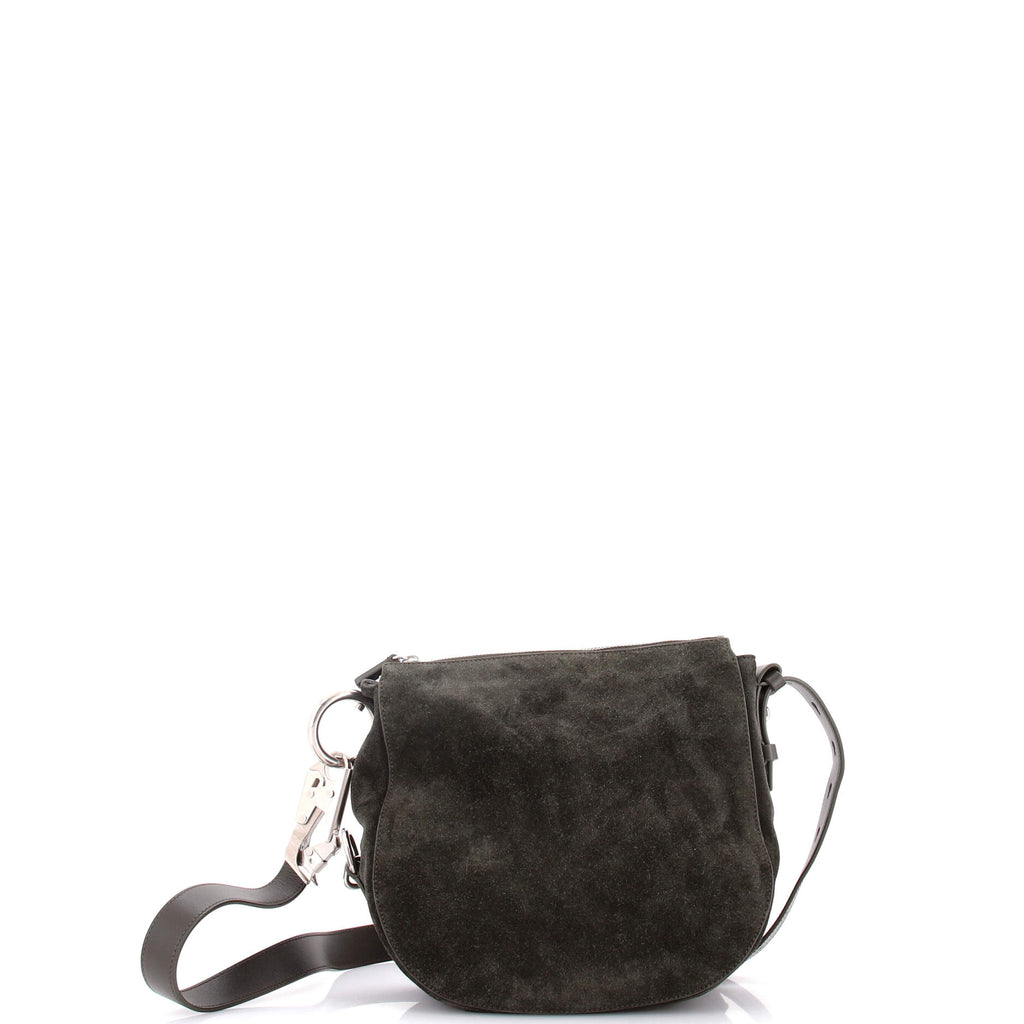 Burberry Knight Shoulder Bag Suede Small