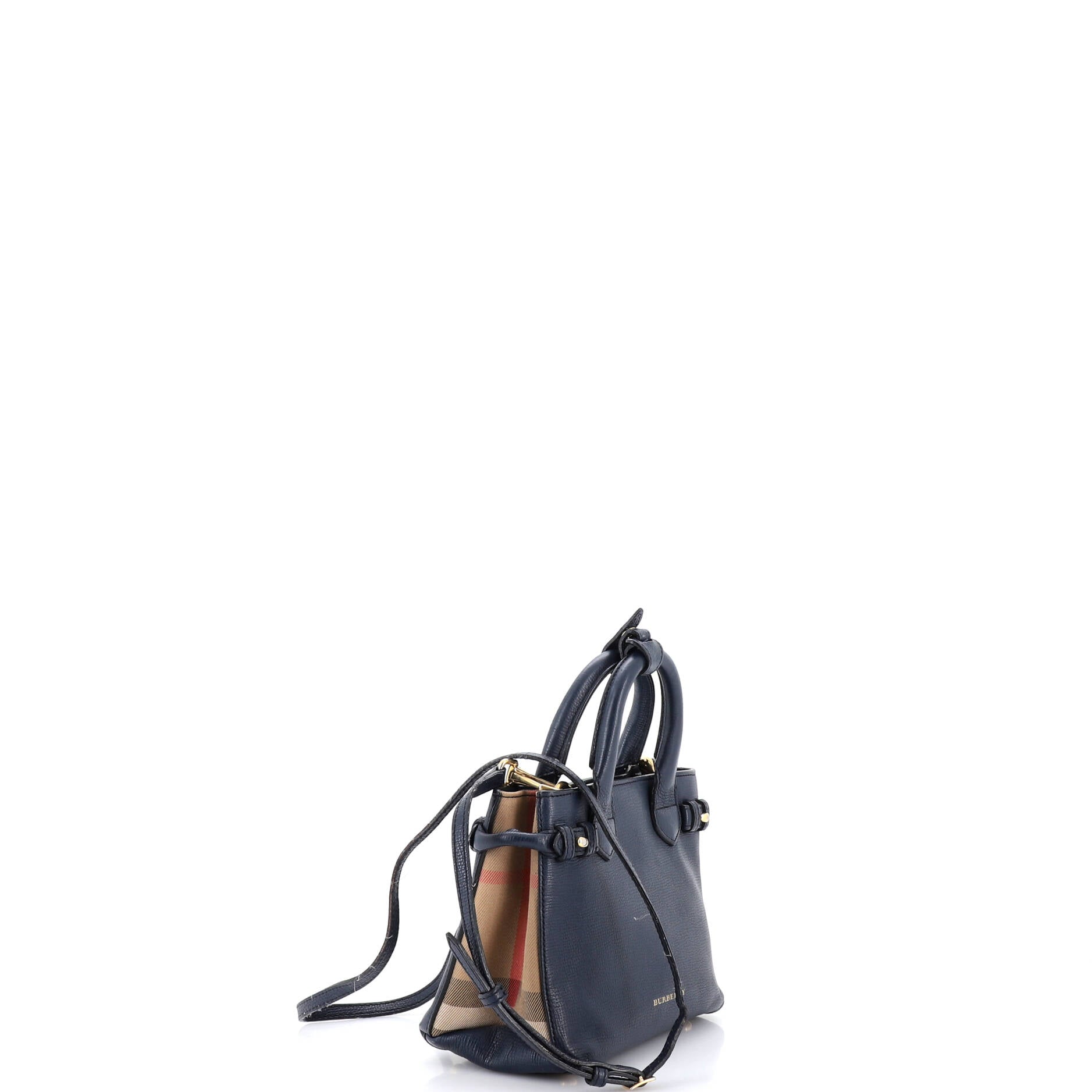 Burberry Banner Tote Leather And House