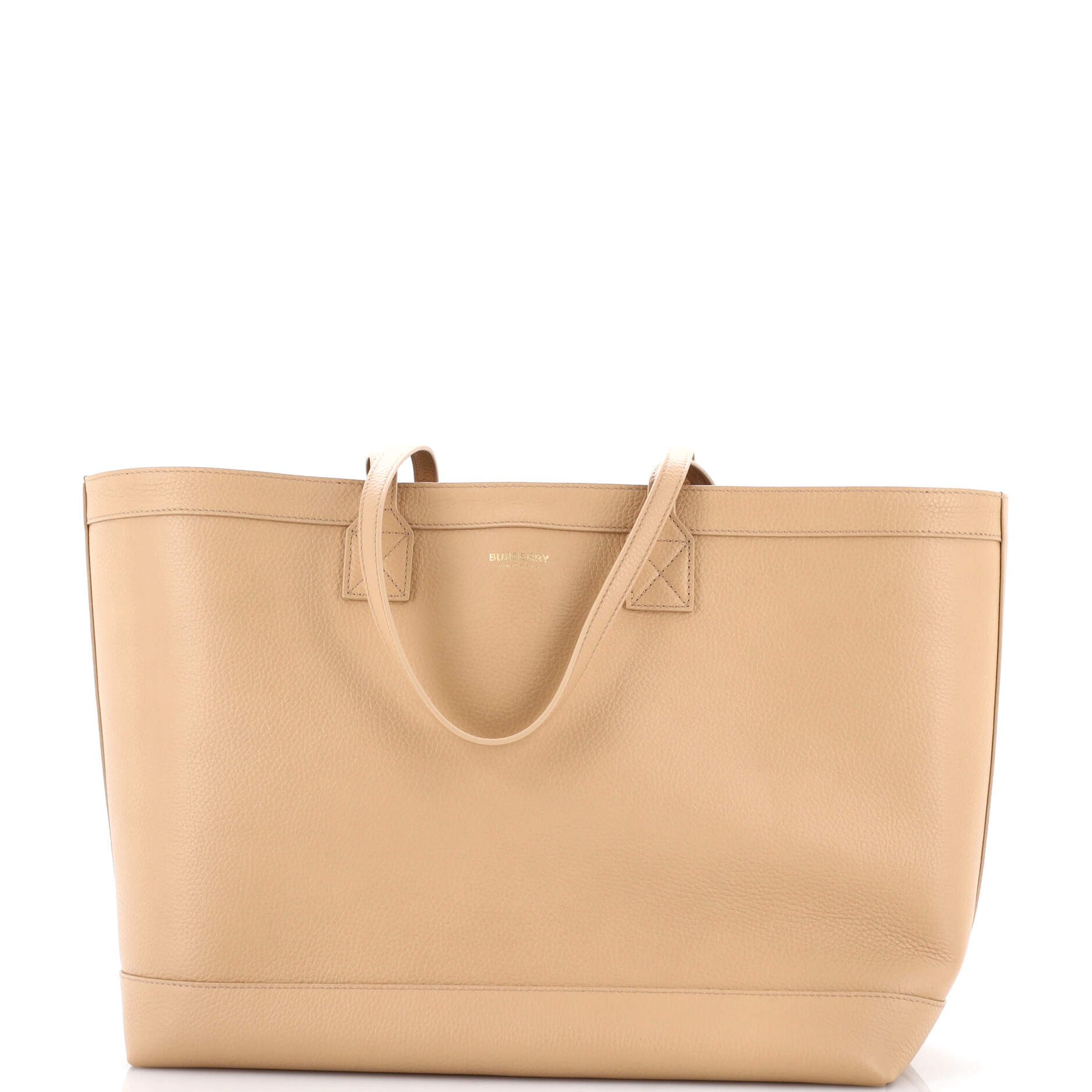 Burberry Shopping Tote Leather With
