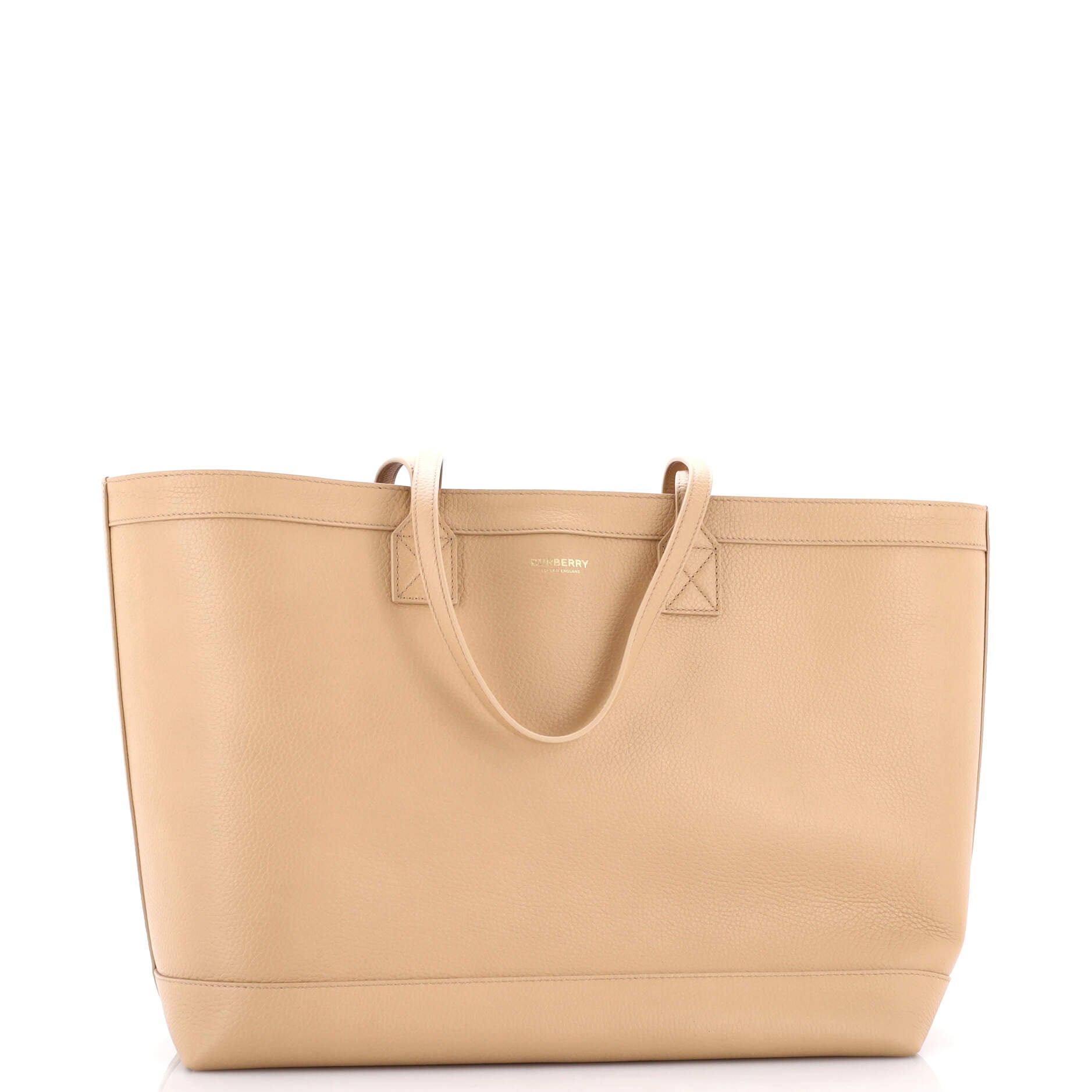 Burberry Shopping Tote Leather With