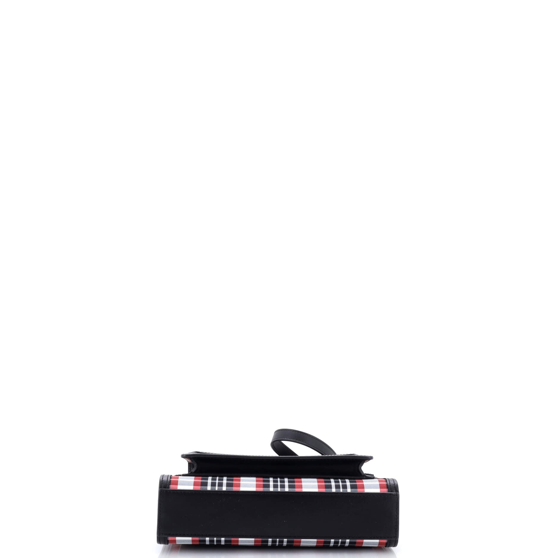 Burberry Logo Pocket Tote Leather With