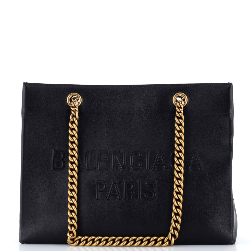 Balenciaga Duty Free Chain Tote Leather