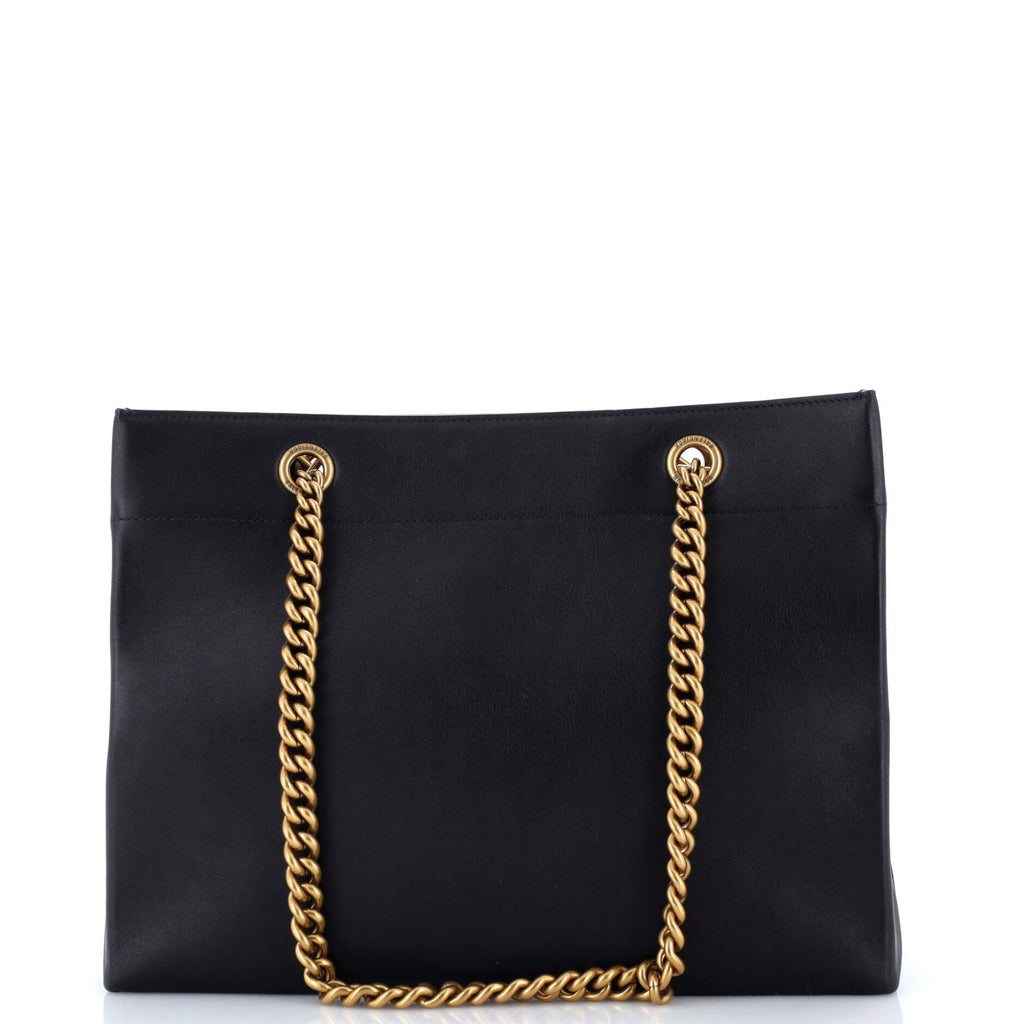 Balenciaga Duty Free Chain Tote Leather