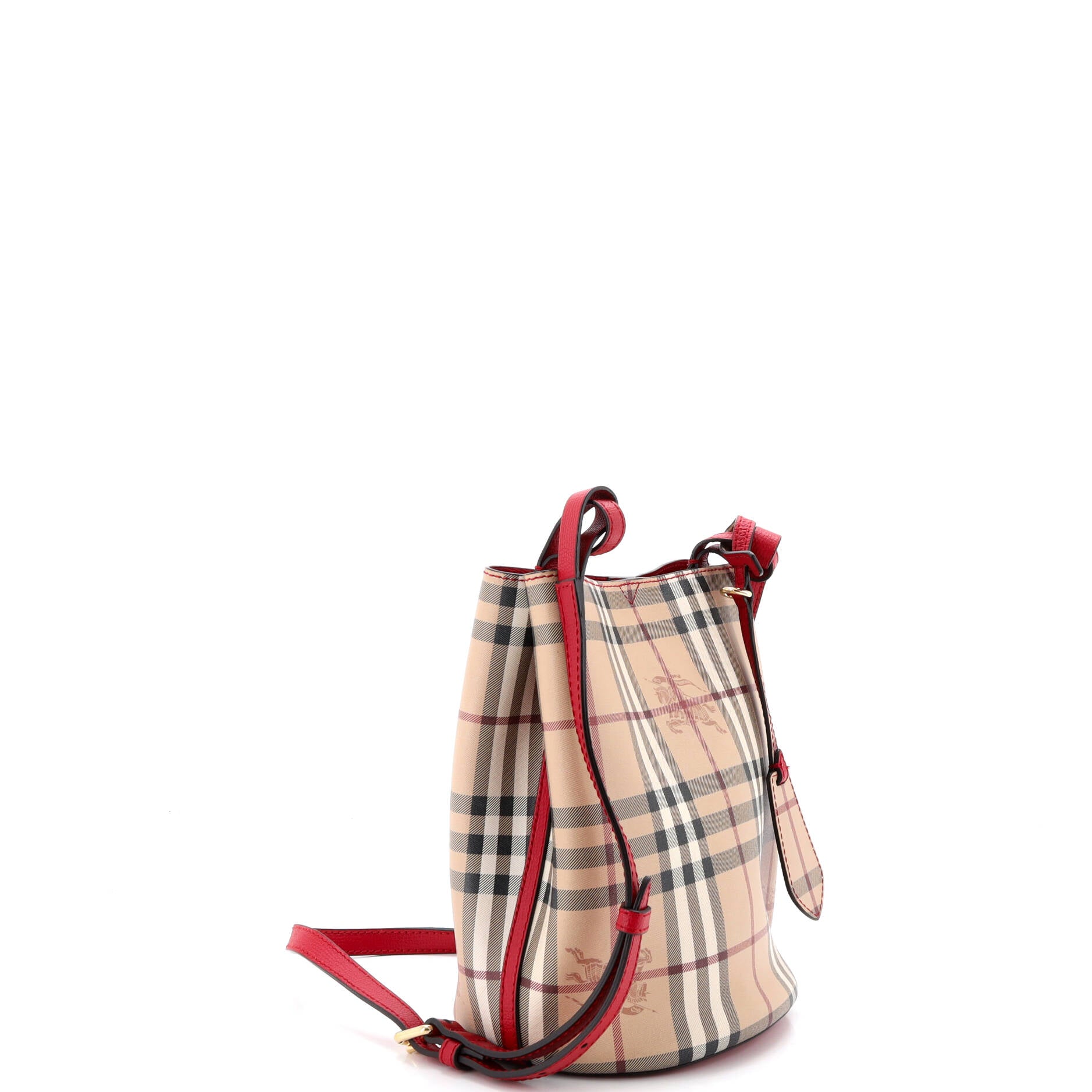 Burberry Lorne Bucket Bag Haymarket