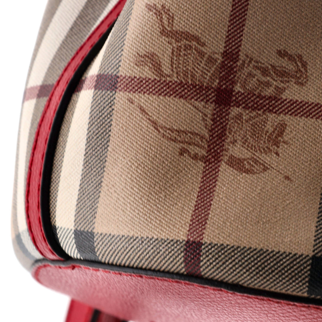 Burberry Lorne Bucket Bag Haymarket