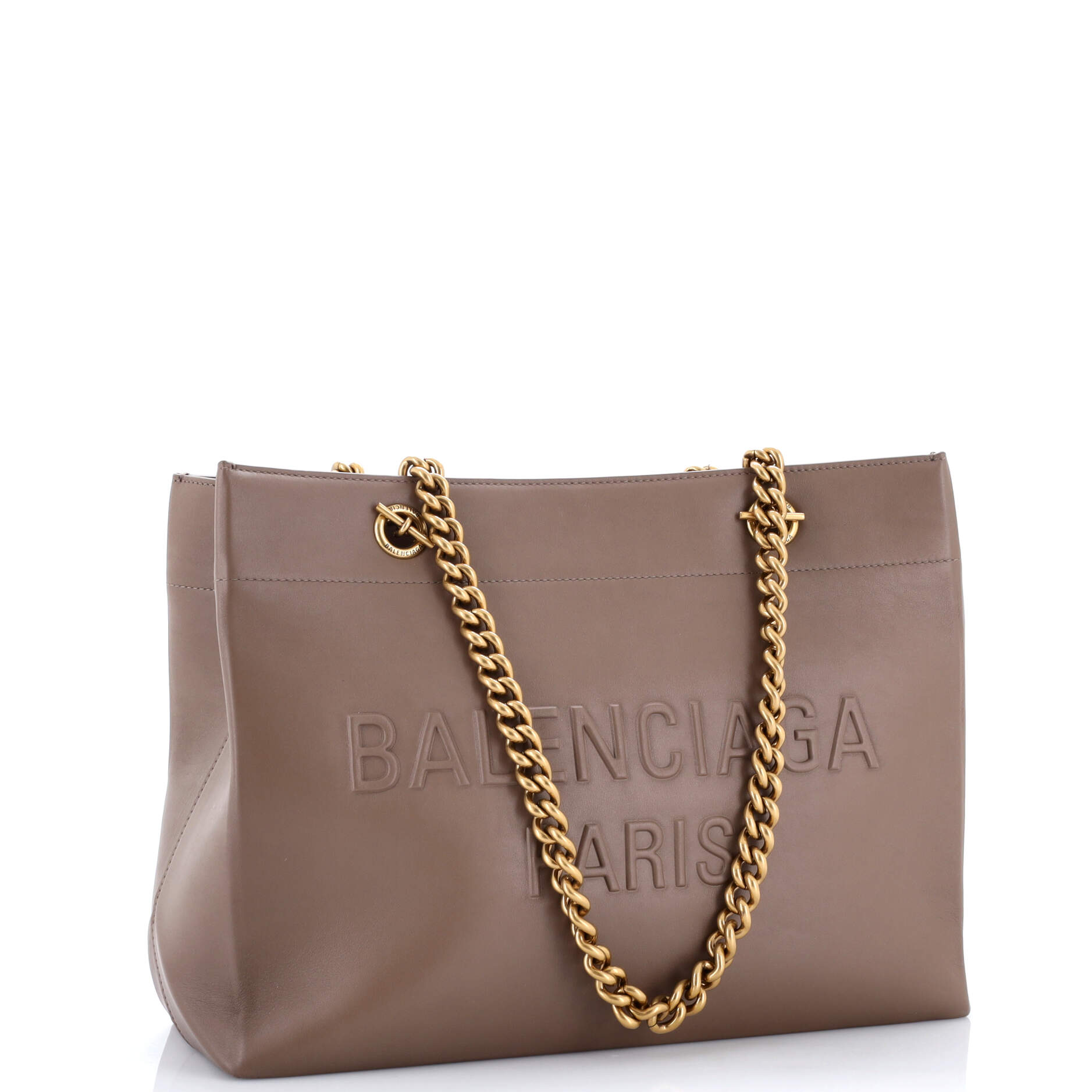 Balenciaga Duty Free Chain Tote Leather