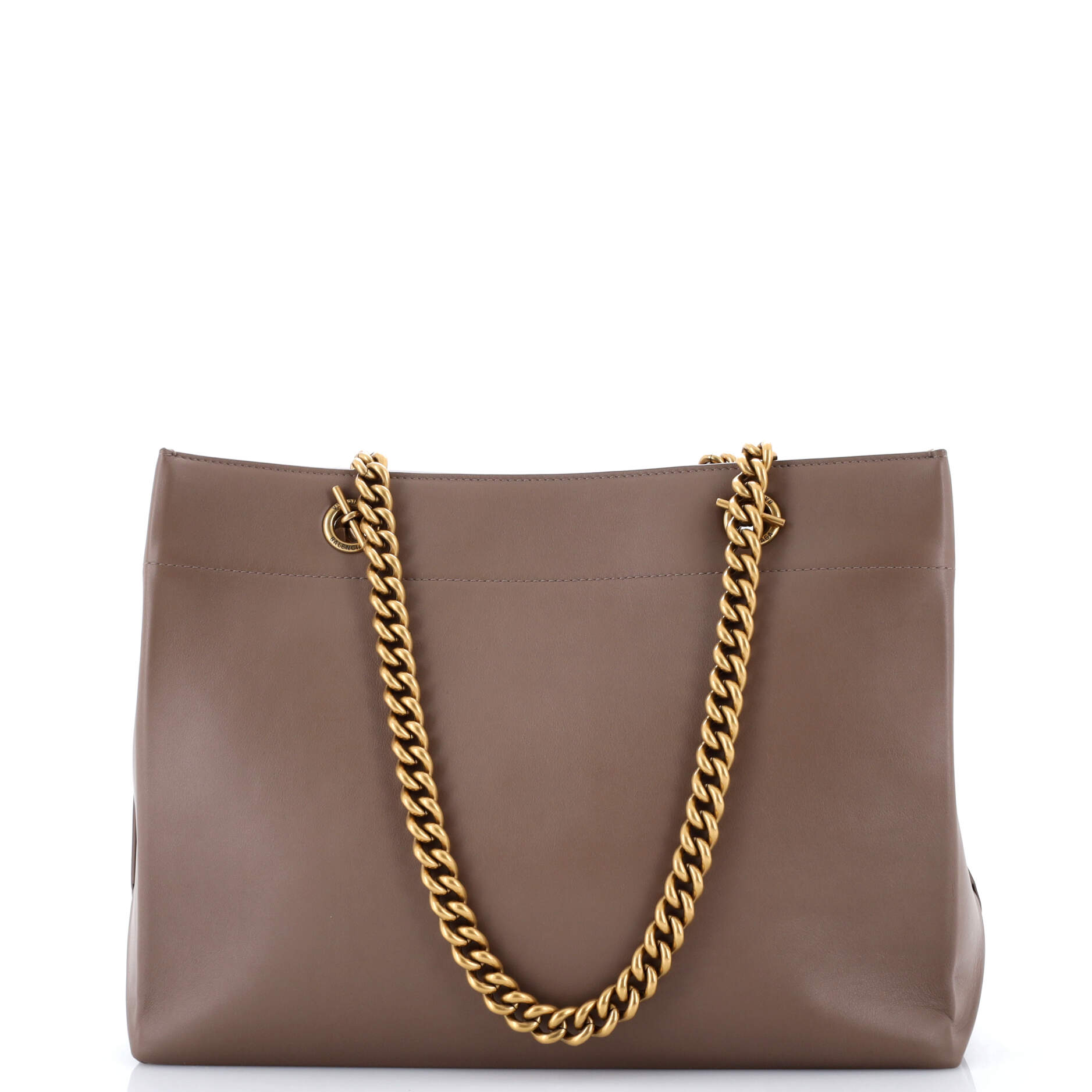 Balenciaga Duty Free Chain Tote Leather
