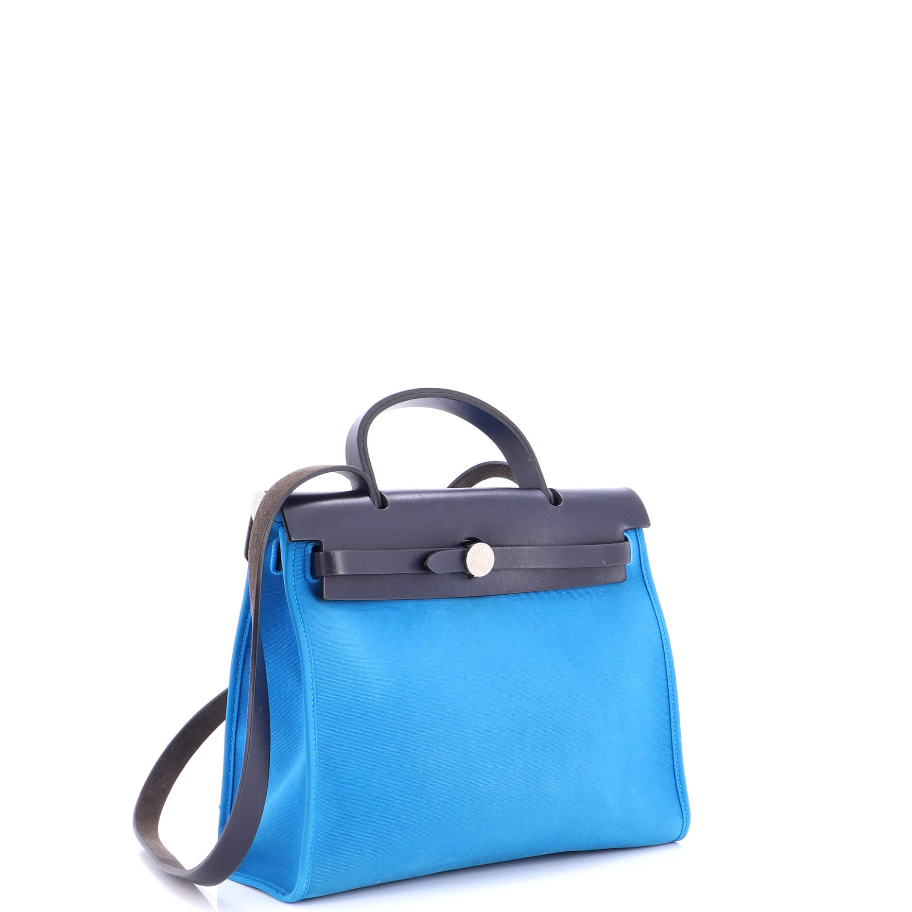 Hermes Herbag Zip Leather And Toile 31