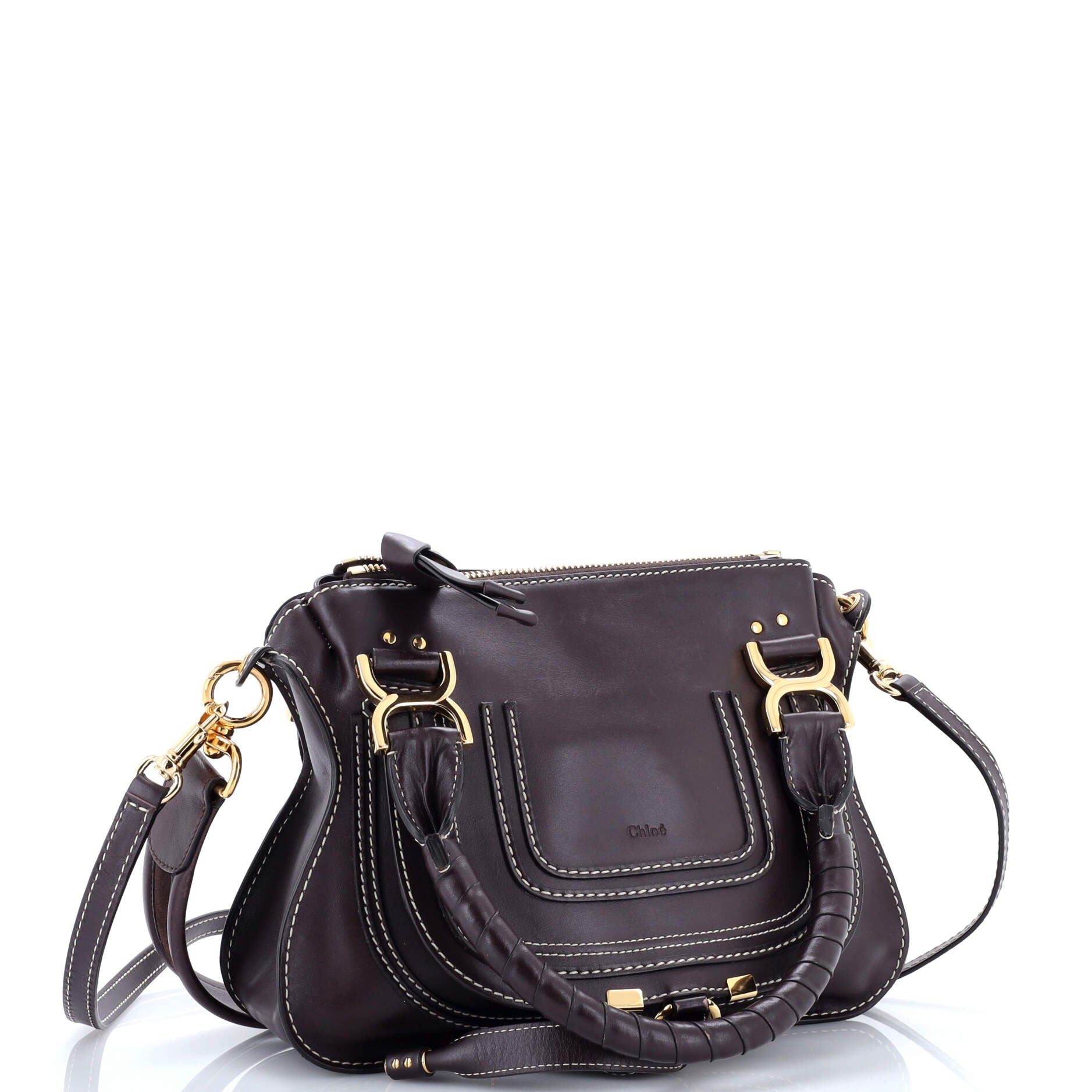 Chloe Marcie Satchel Leather Small