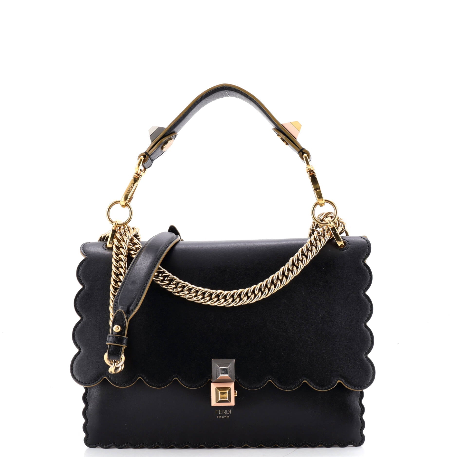 Fendi Kan I Bag Leather Medium