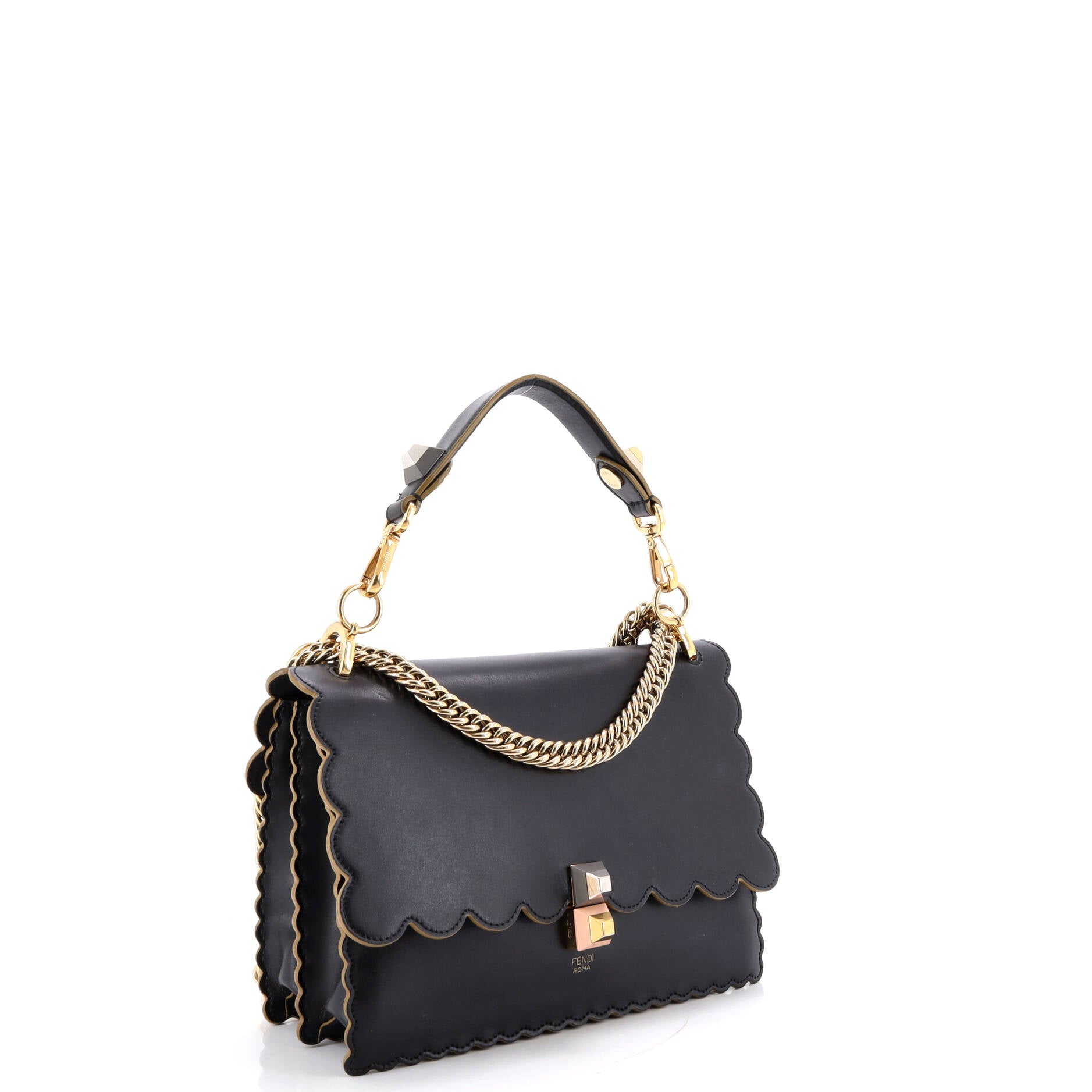 Fendi Kan I Bag Leather Medium