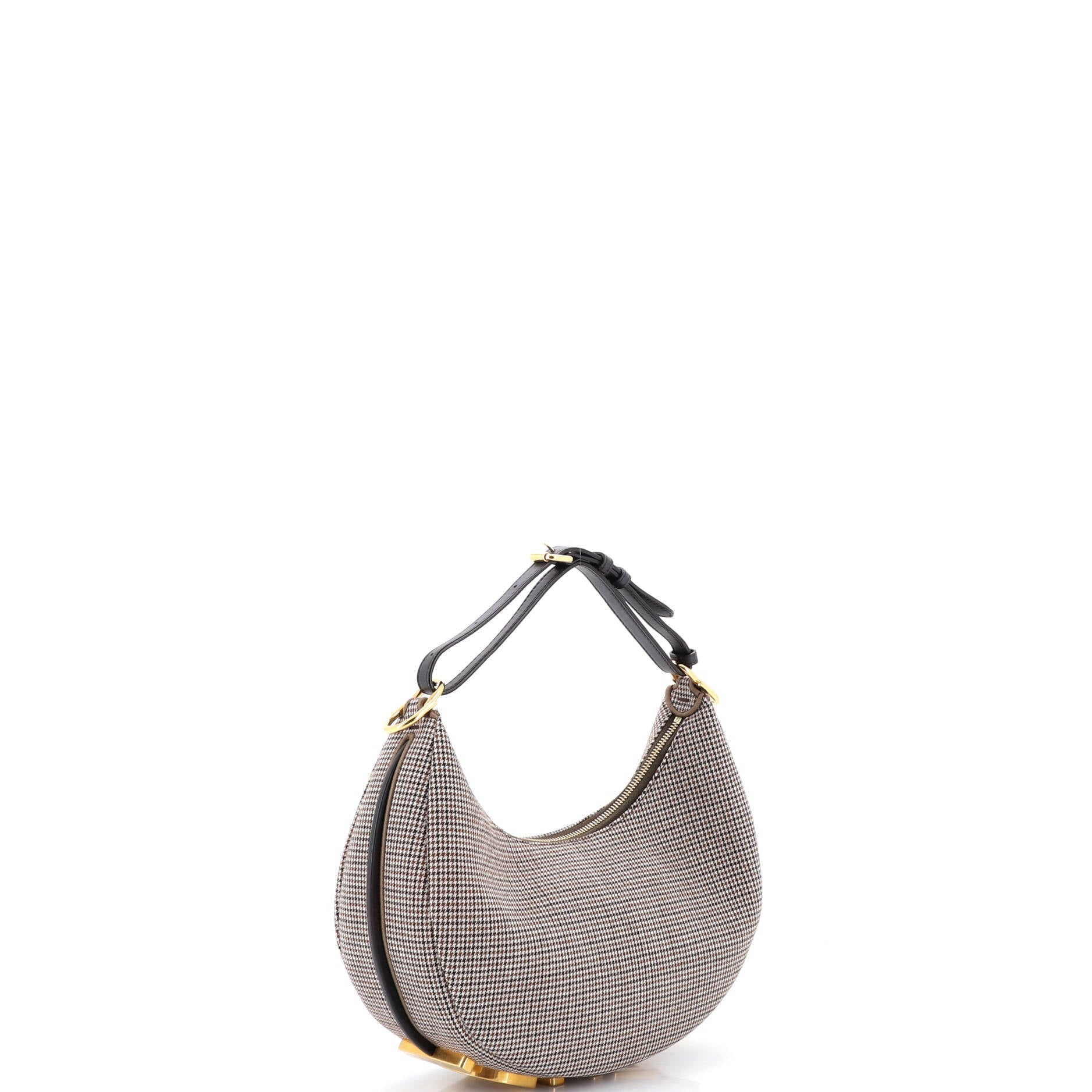 Fendigraphy Bag Houndstooth Wool Small