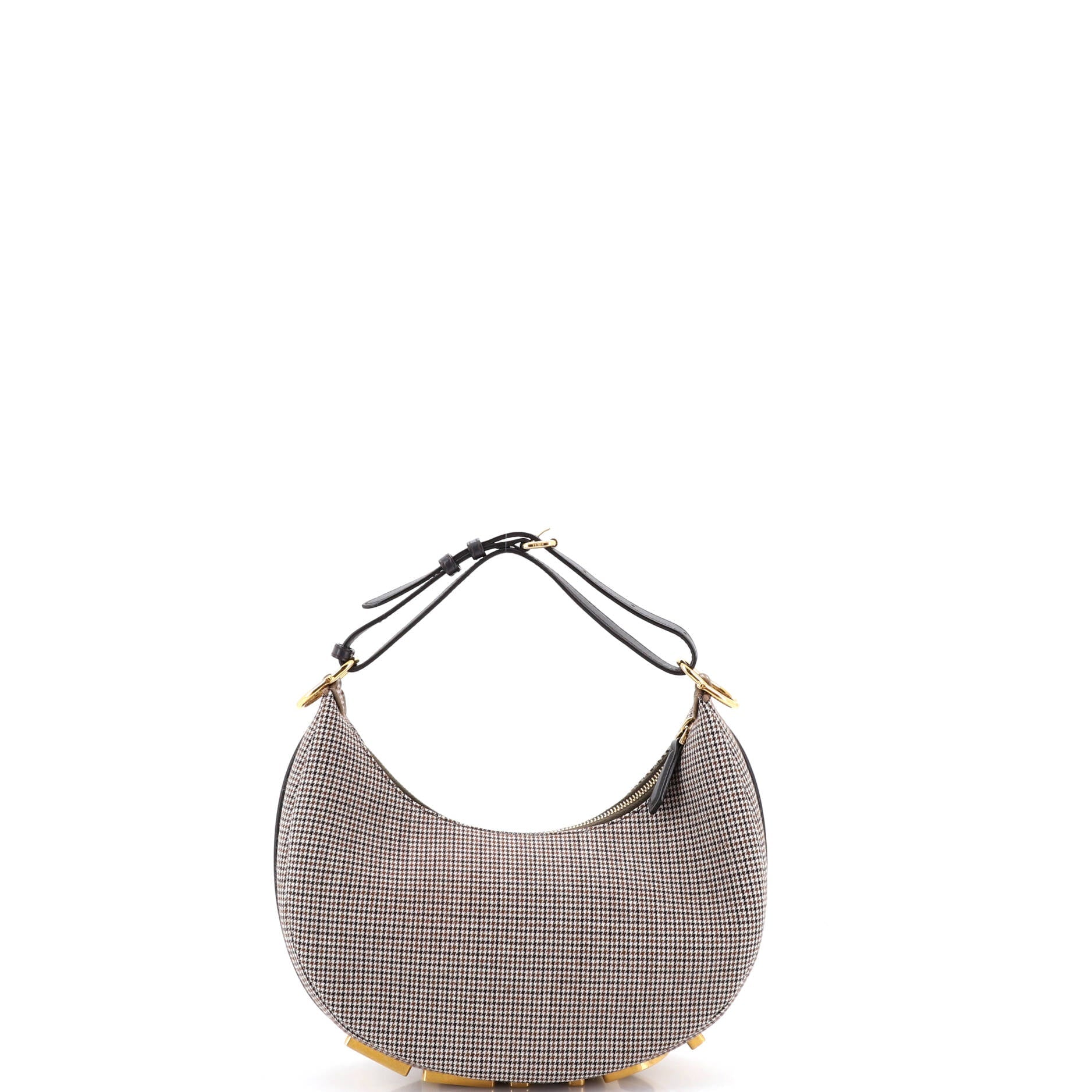 Fendigraphy Bag Houndstooth Wool Small