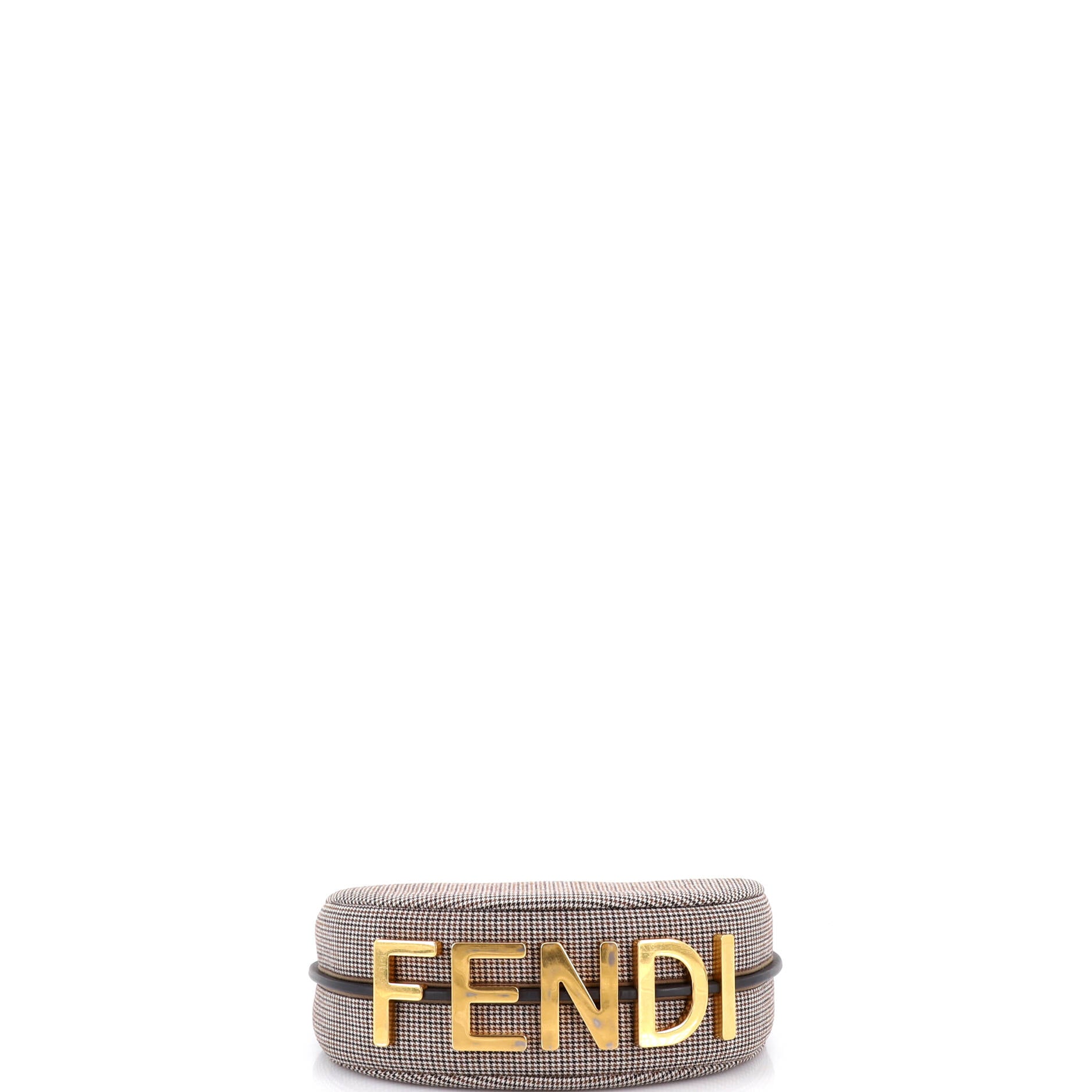 Fendigraphy Bag Houndstooth Wool Small