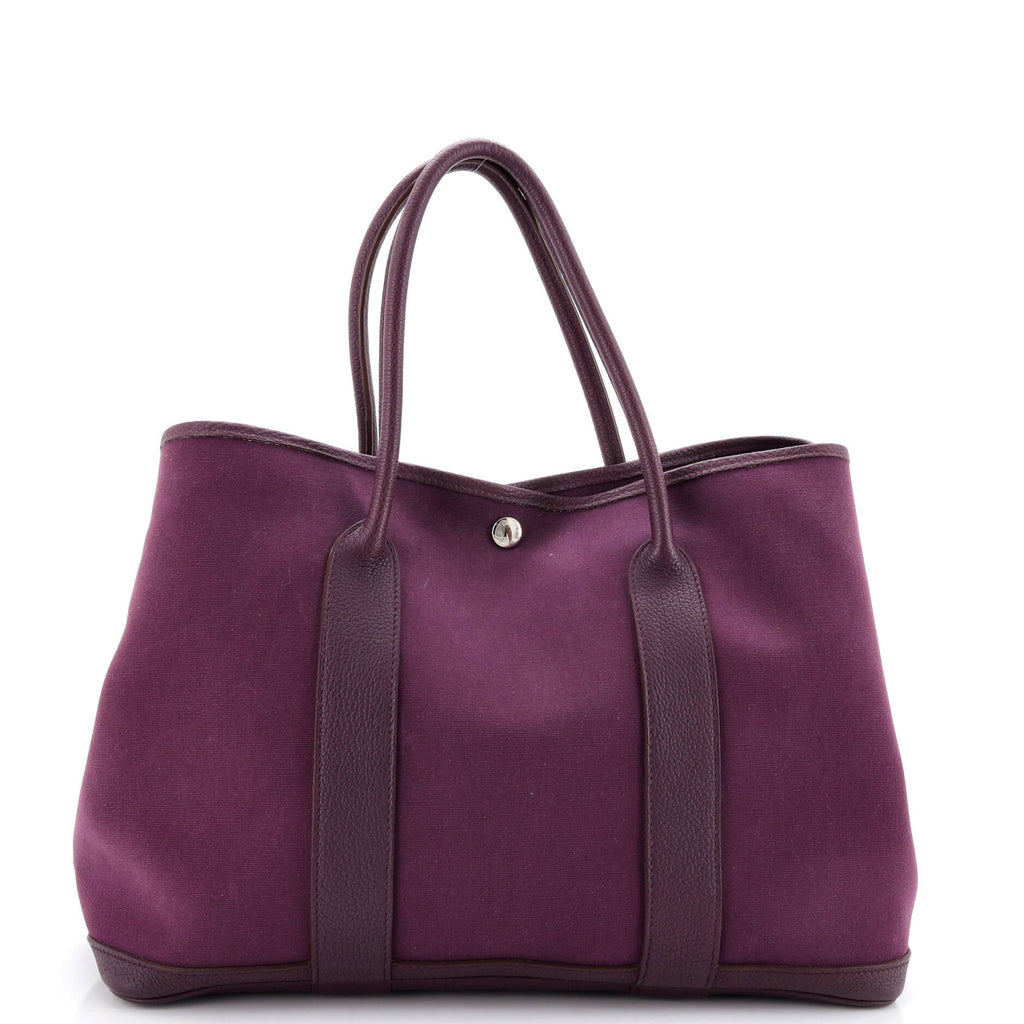 Hermes Garden Party Tote Toile And