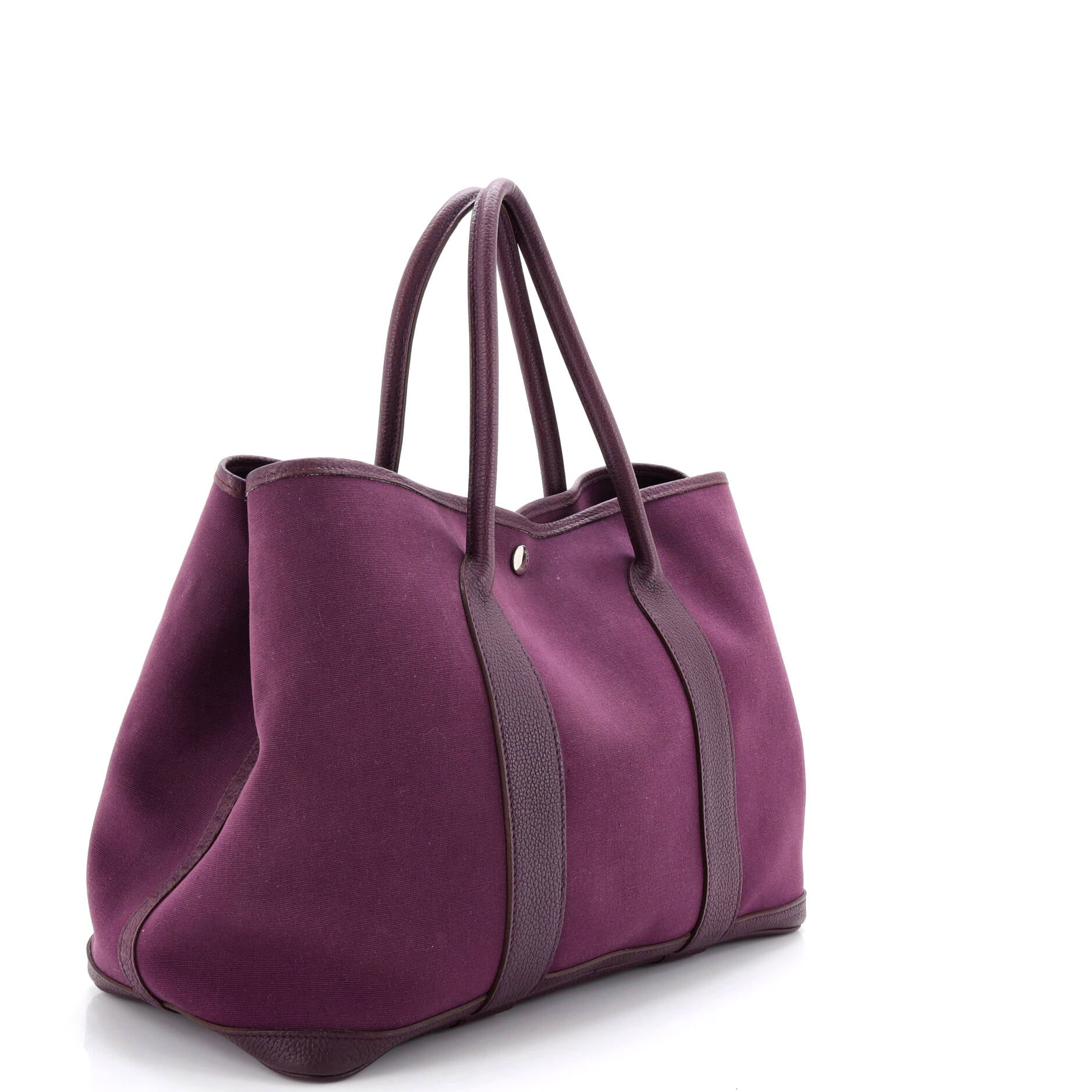 Hermes Garden Party Tote Toile And