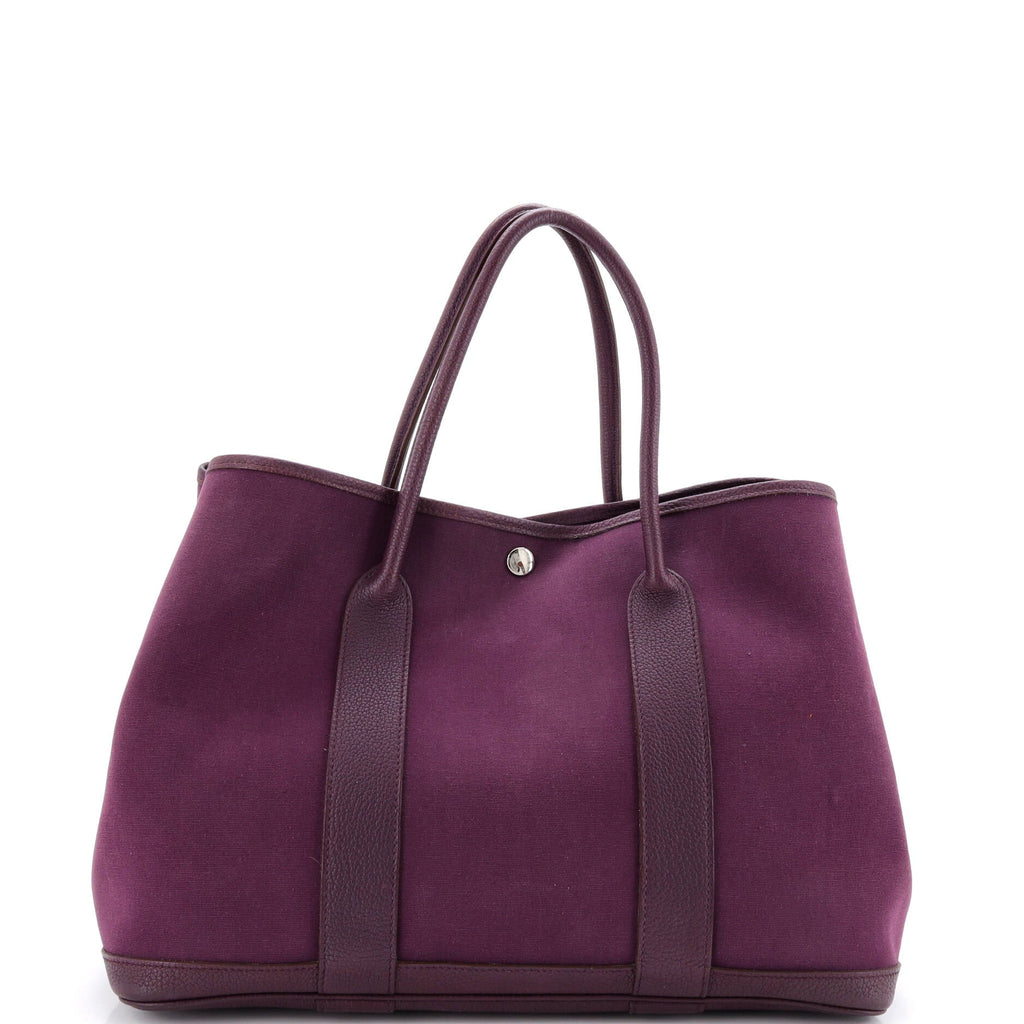 Hermes Garden Party Tote Toile And