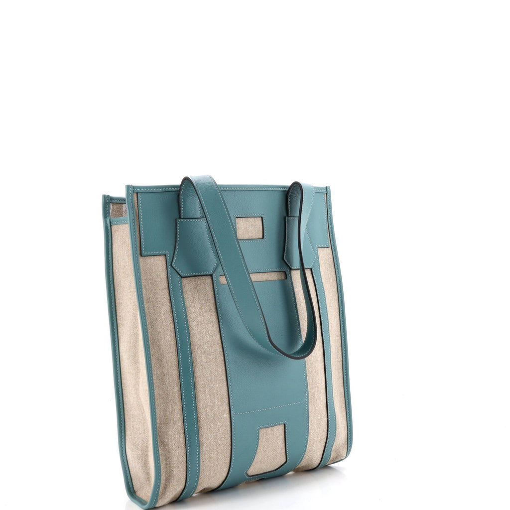 Hermes Petit H Bell Tote Toile And