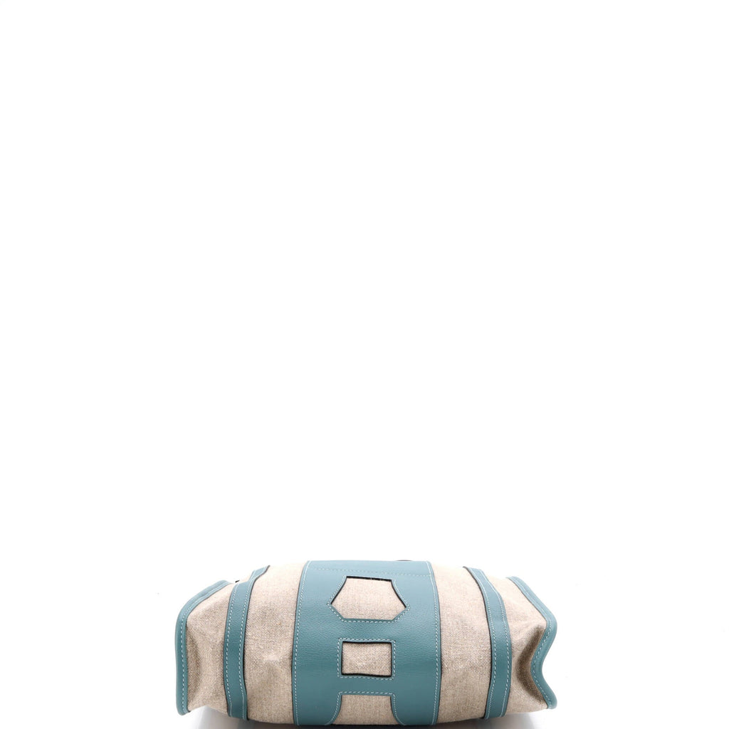 Hermes Petit H Bell Tote Toile And