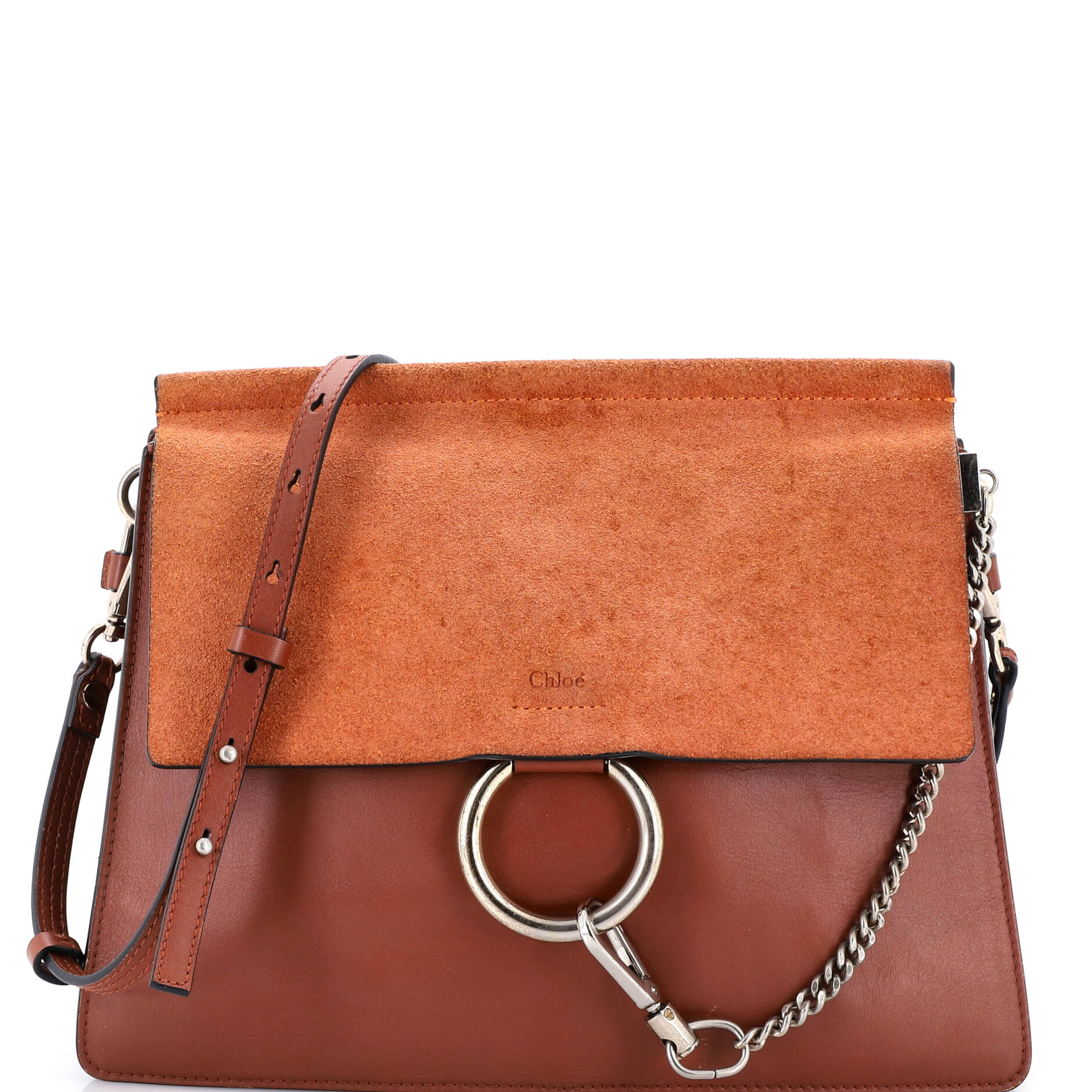 Chloe Faye Shoulder Bag Leather And