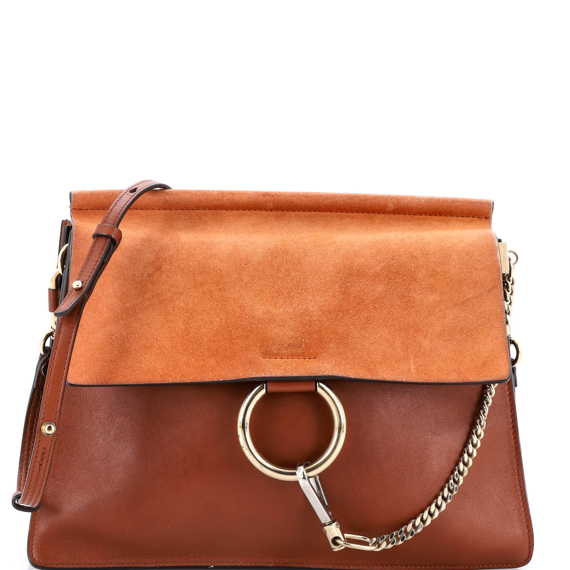 Chloe Faye Shoulder Bag Leather And