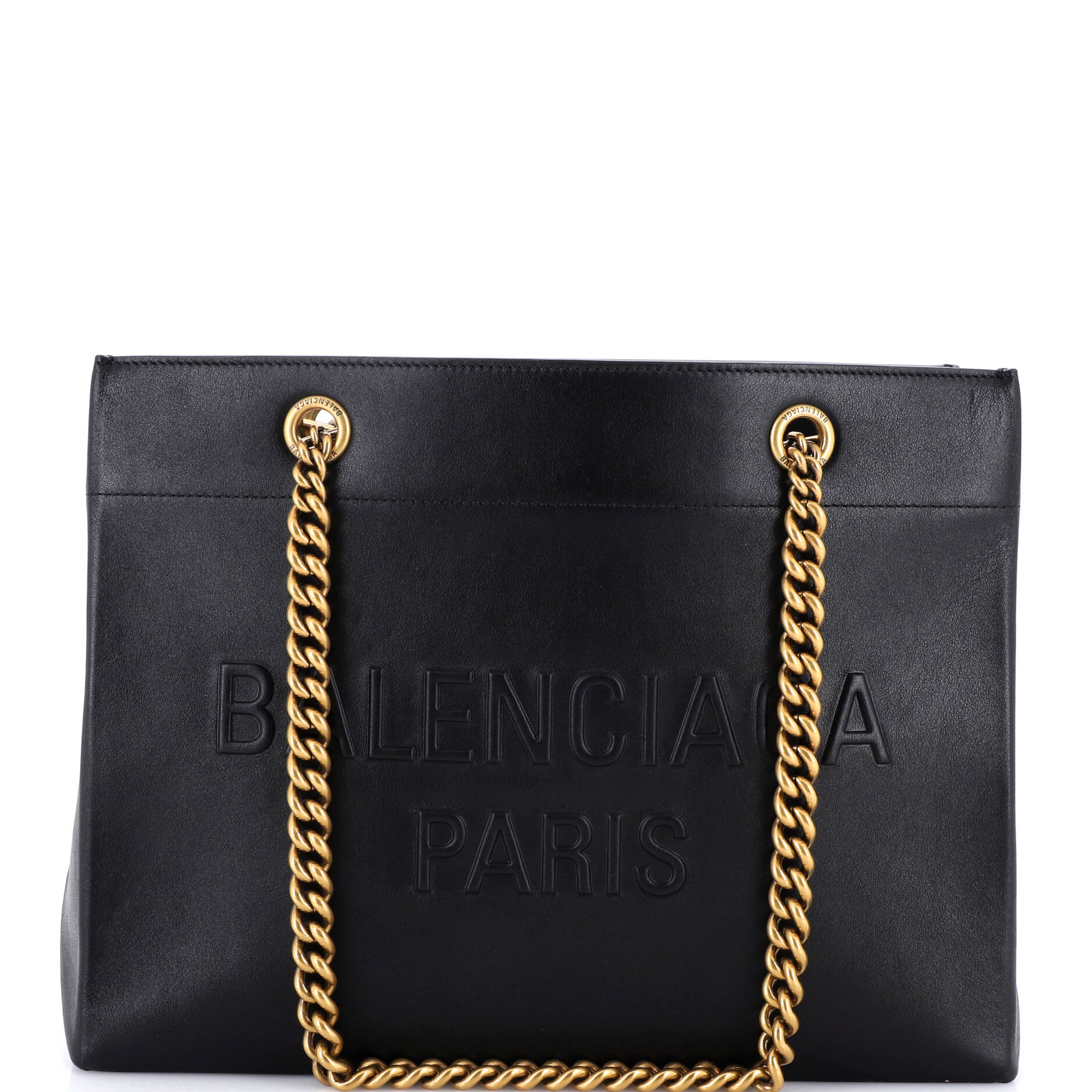 Balenciaga Duty Free Chain Tote Leather