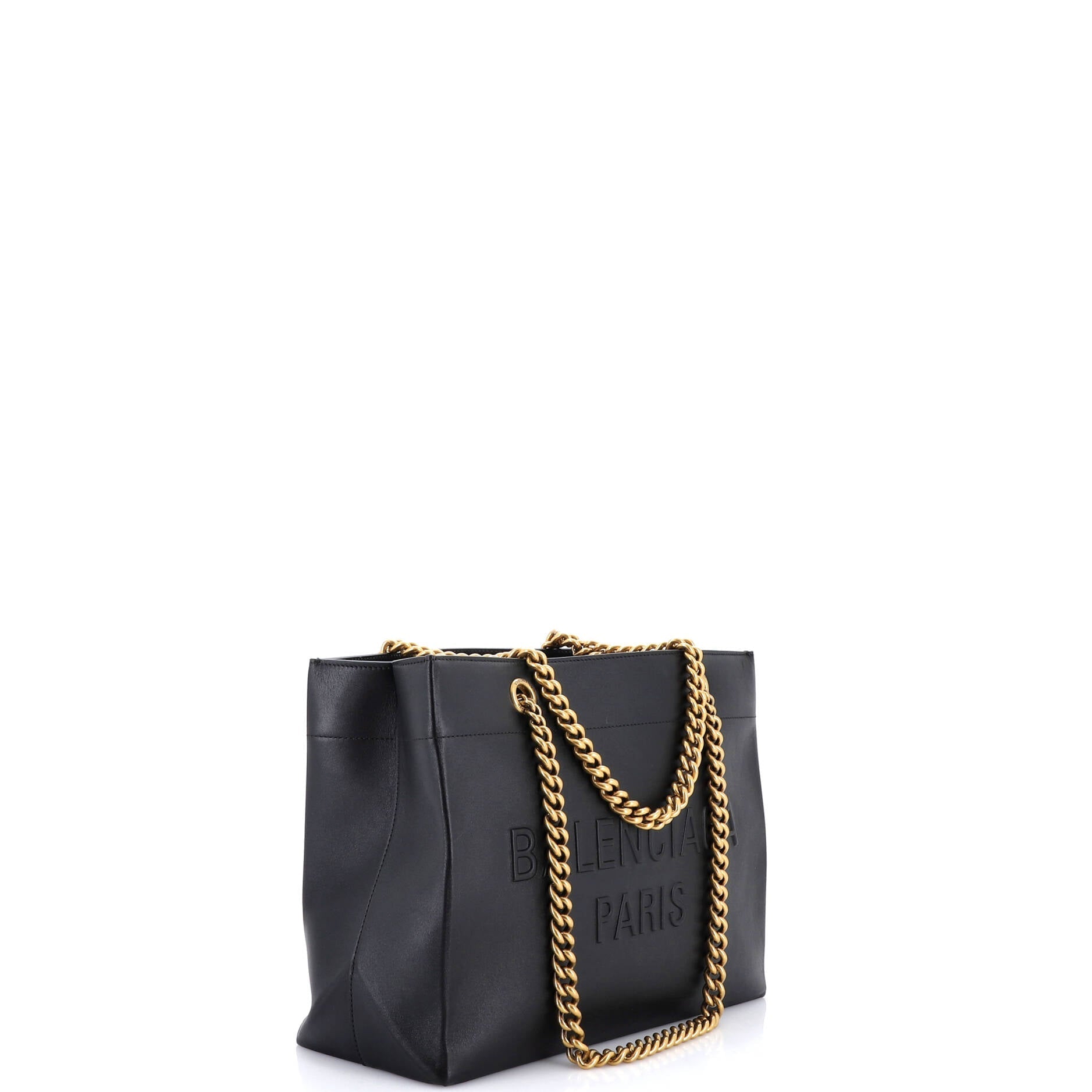 Balenciaga Duty Free Chain Tote Leather