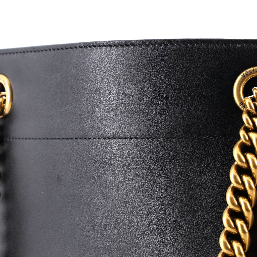 Balenciaga Duty Free Chain Tote Leather
