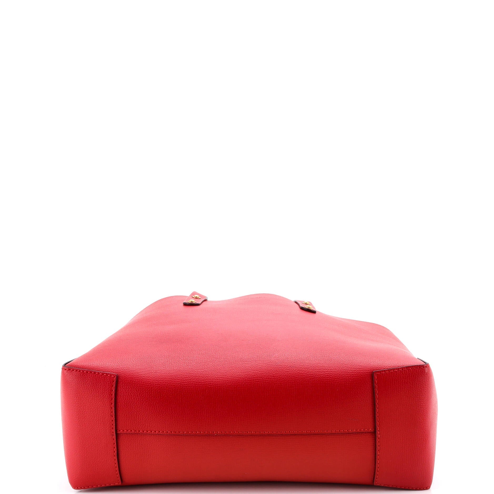 Burberry Crest Shopping Tote Leather