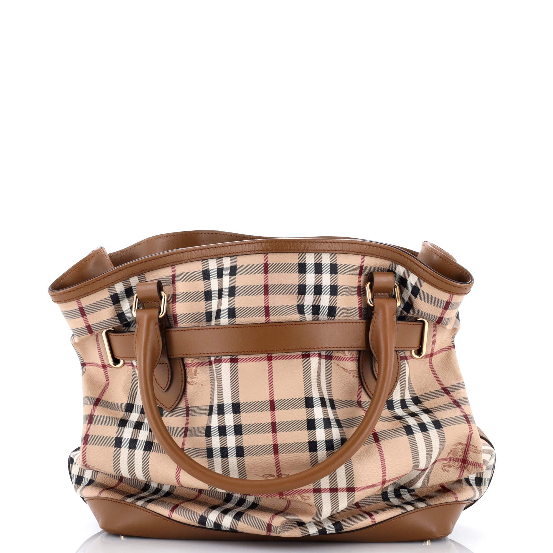 Burberry Golderton Tote Haymarket Coated
