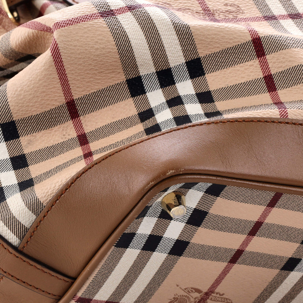 Burberry Golderton Tote Haymarket Coated