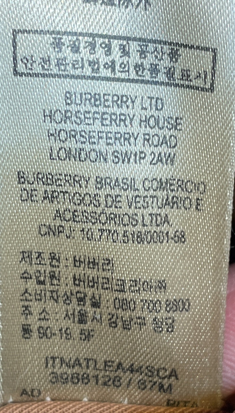 Burberry Golderton Tote Haymarket Coated