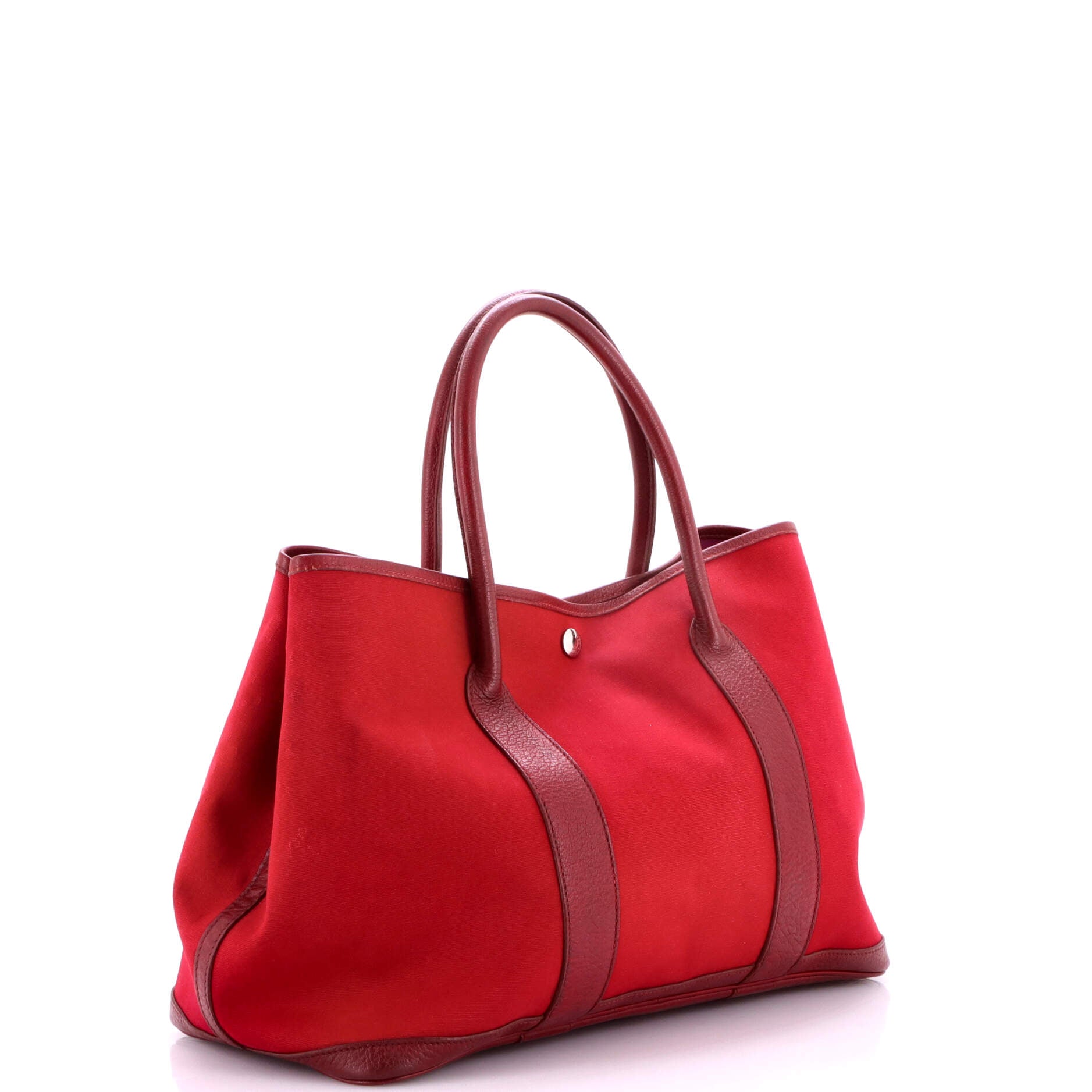 Hermes Garden Party Tote Toile And