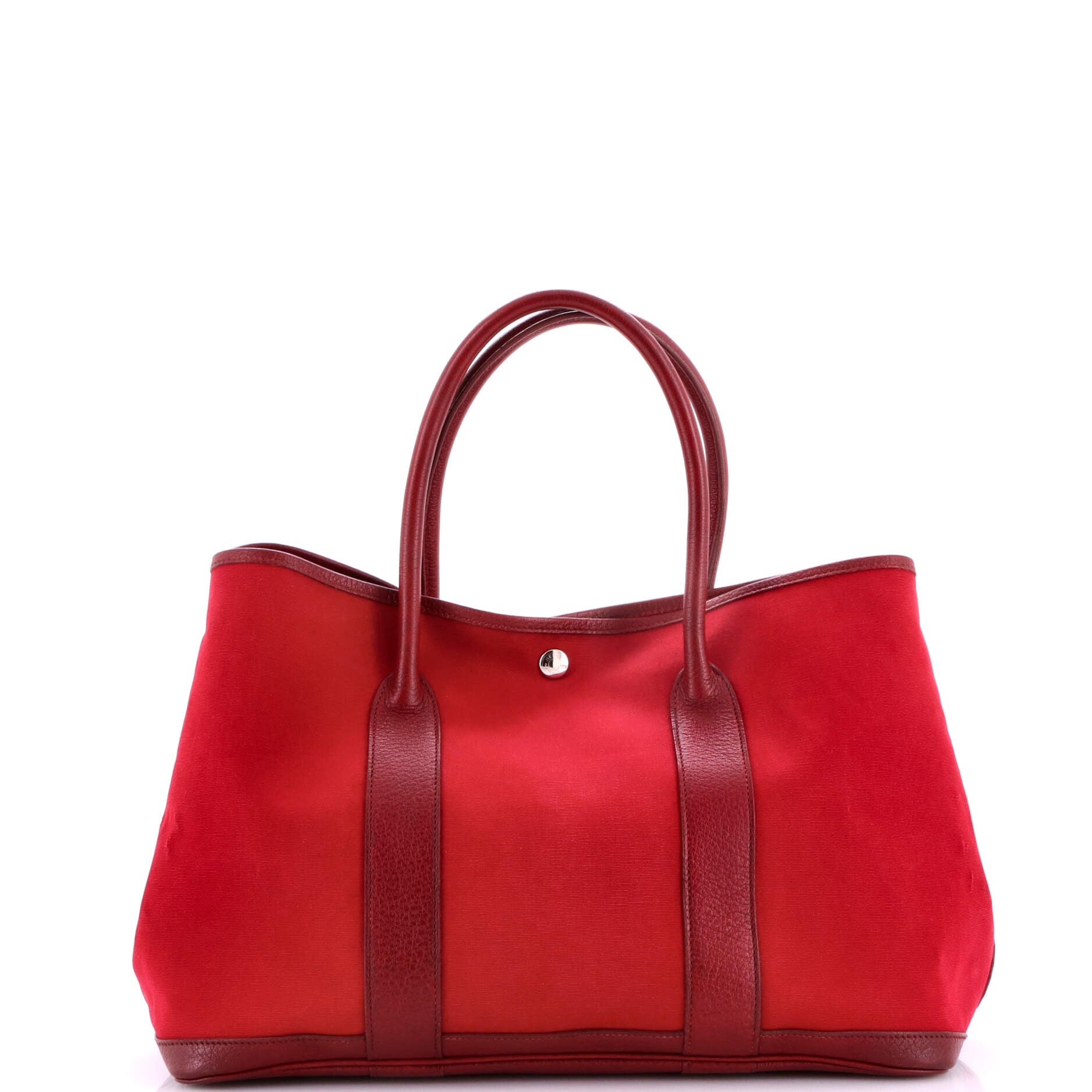 Hermes Garden Party Tote Toile And