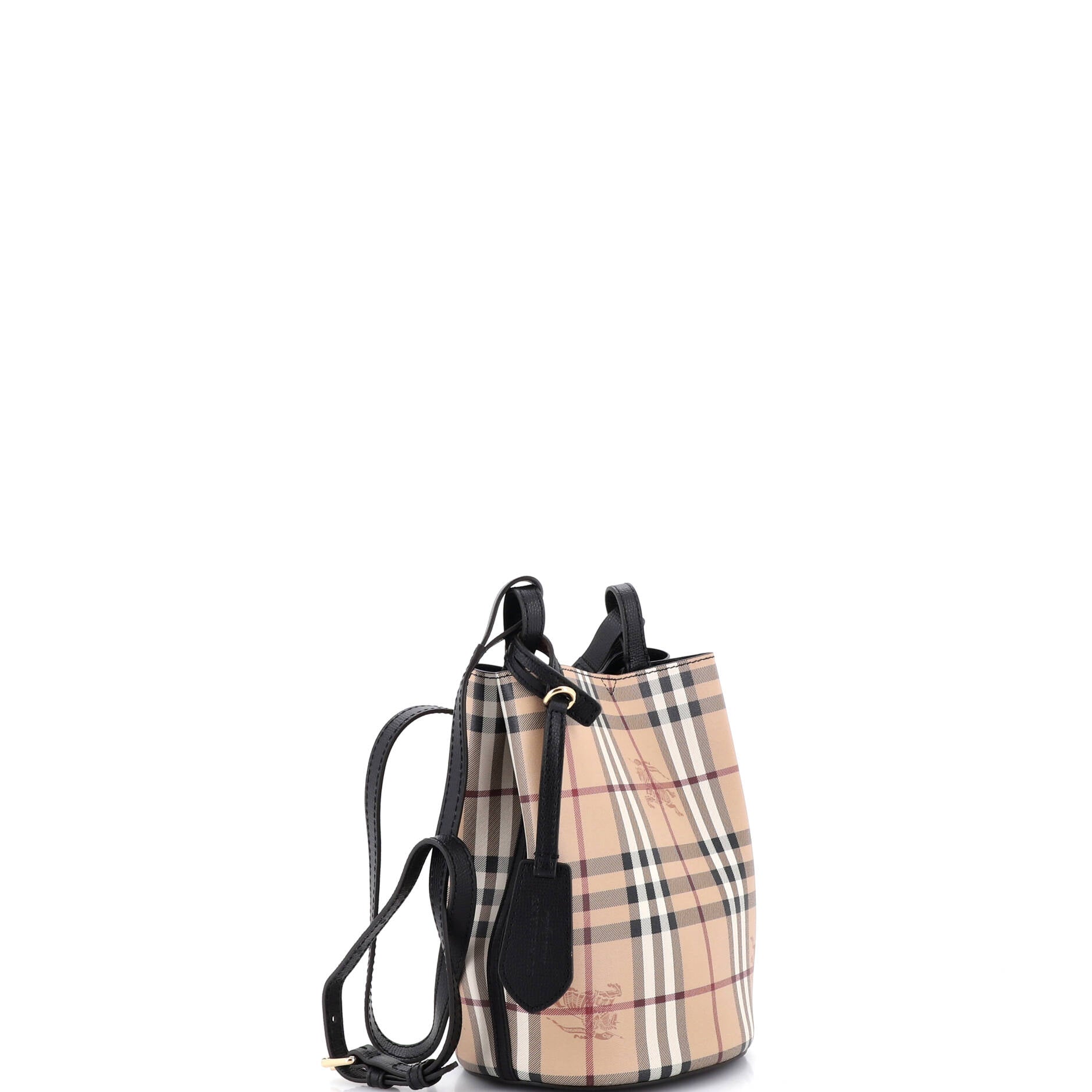 Burberry Lorne Bucket Bag Haymarket