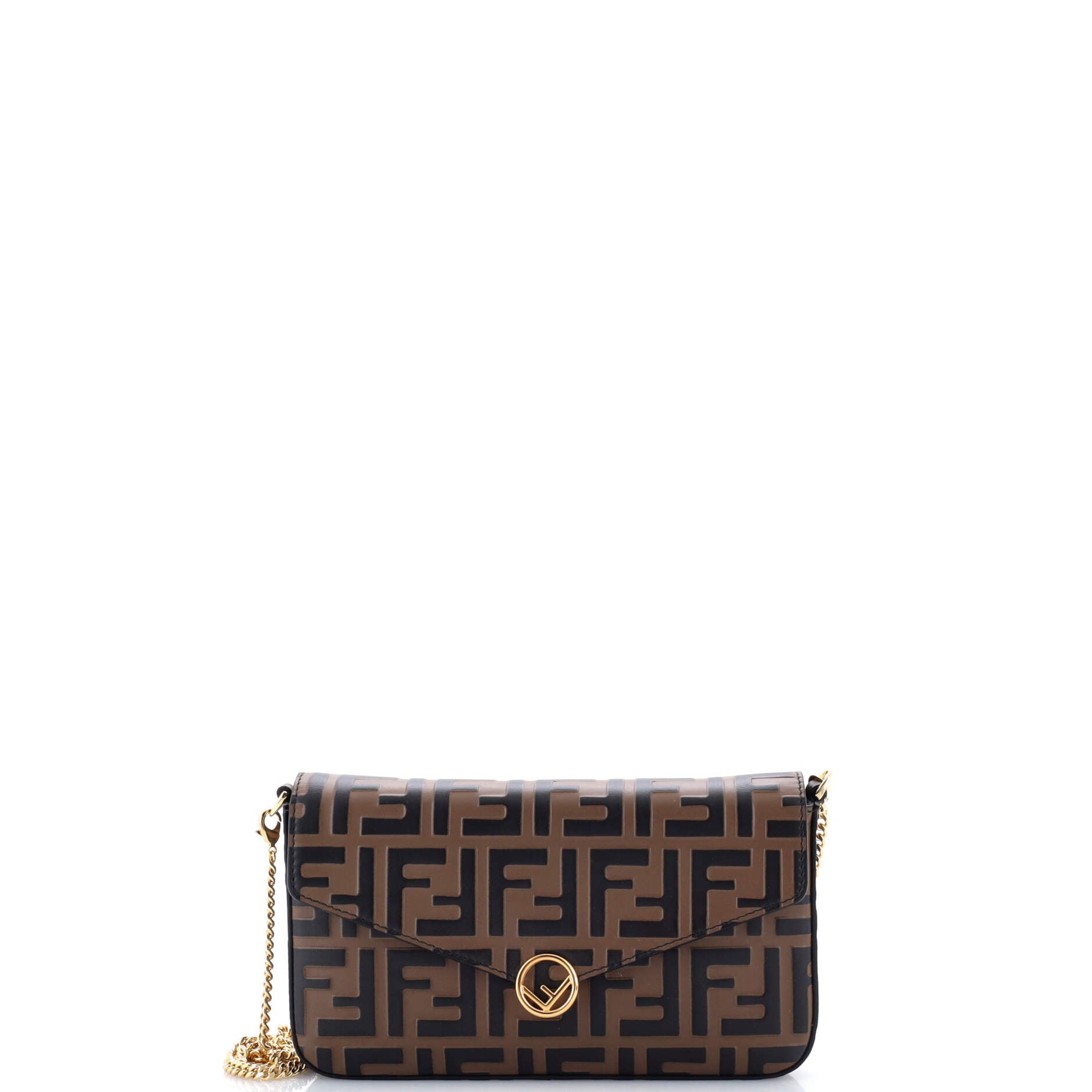F Is Fendi Envelope Clutch On Chain