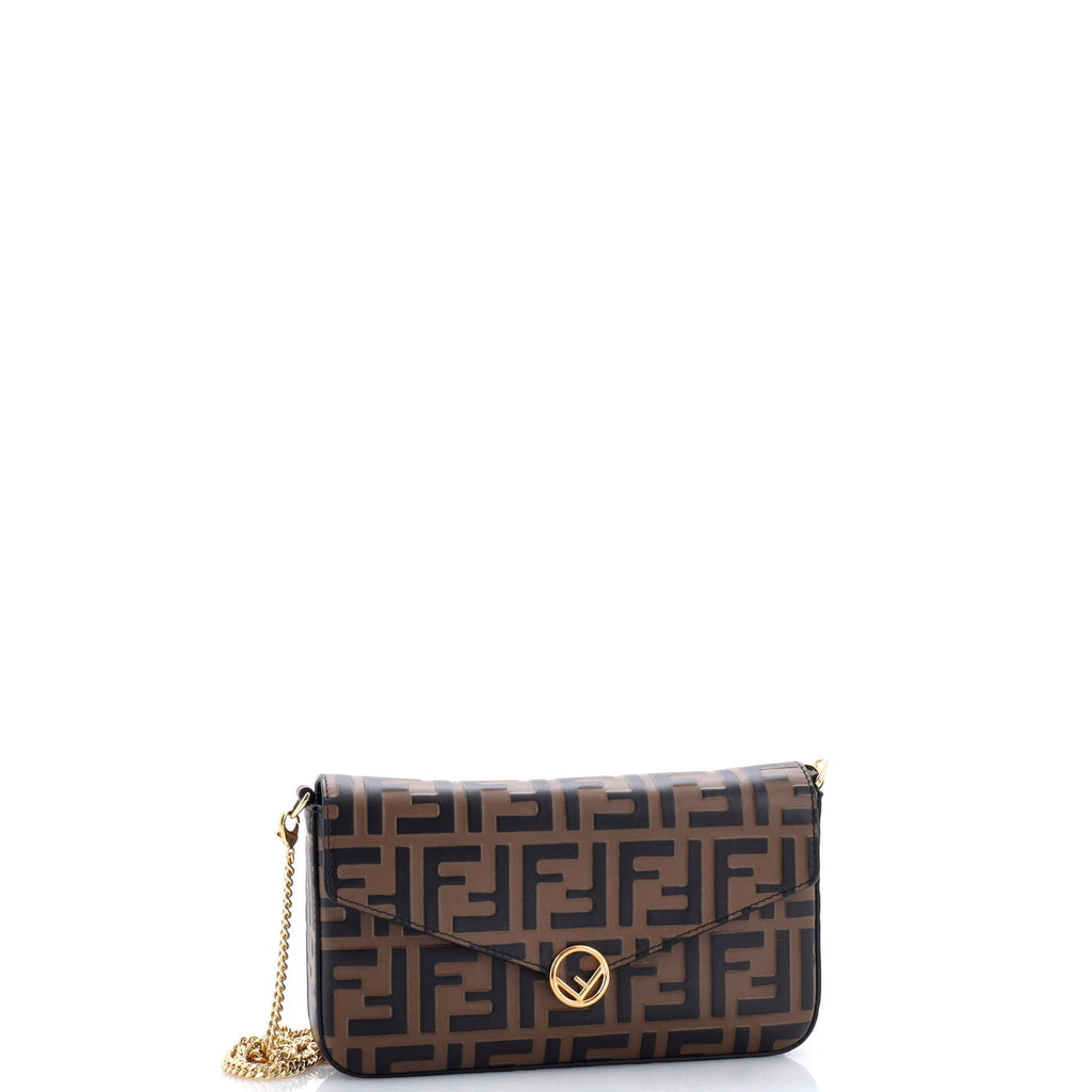 F Is Fendi Envelope Clutch On Chain