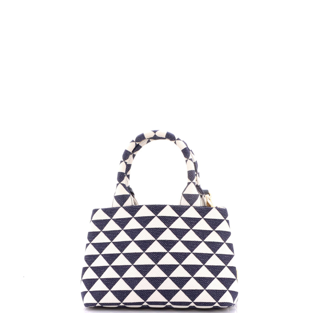 Prada Symbole Tote Jacquard Small