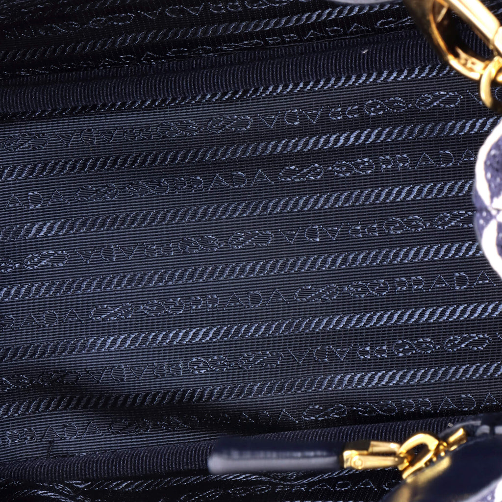 Prada Symbole Tote Jacquard Small