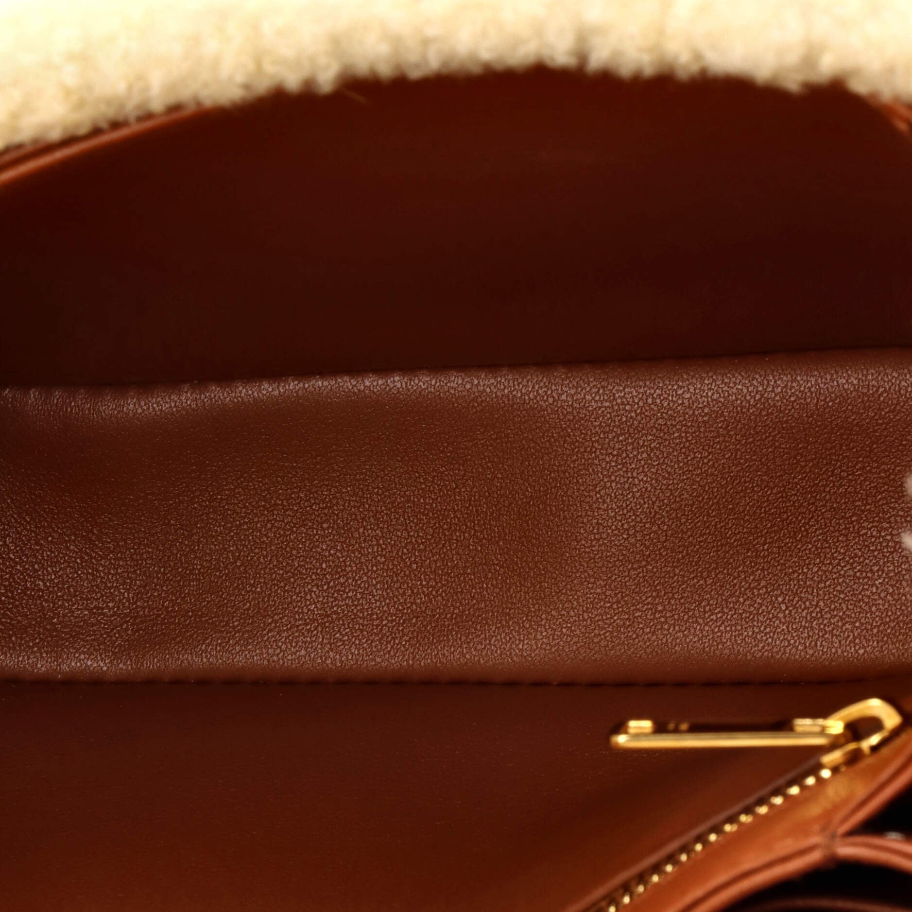 Celine Triomphe Shoulder Bag Shearling