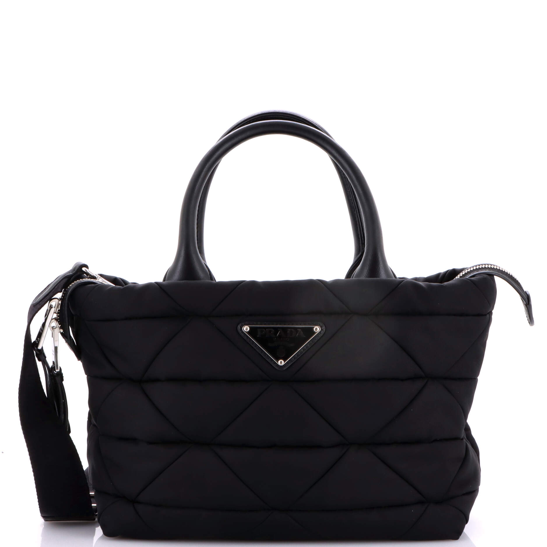 Prada Padded Tote Bag Quilted Re-Nylon