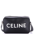 Celine Logo Messenger Bag Leather Small