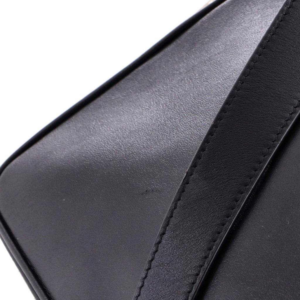 Celine Logo Messenger Bag Leather Small