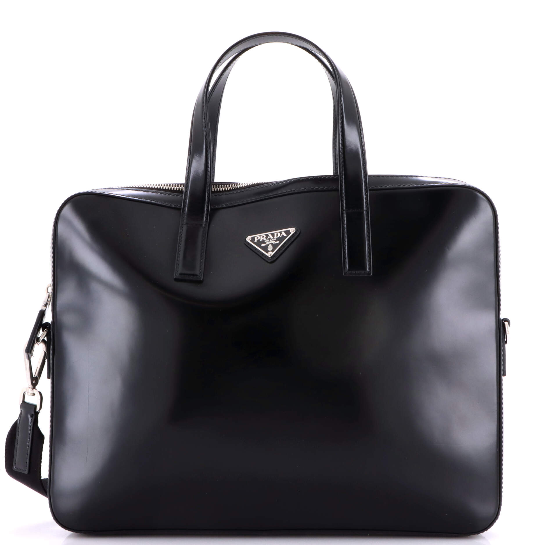 Prada Convertible Zip Around Briefcase